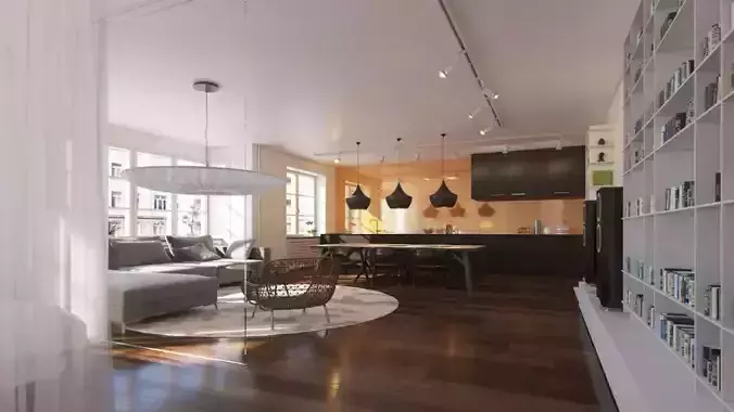 Archinteriors for Corona vol 1 - office interior scenes