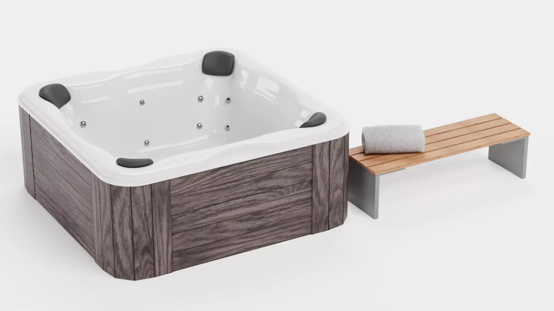 -Garden Setup V10- Low-poly 3D model_5