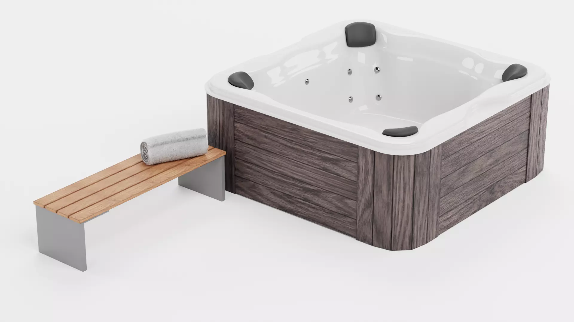 -Garden Setup V10- Low-poly 3D model_4