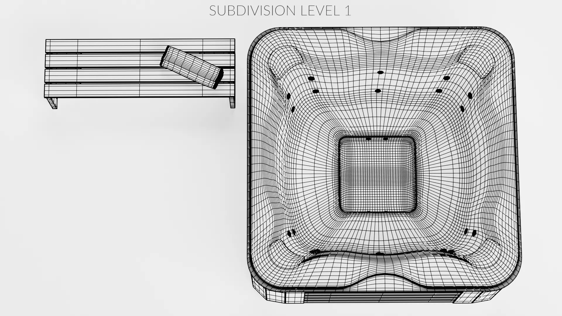 -Garden Setup V10- Low-poly 3D model_13