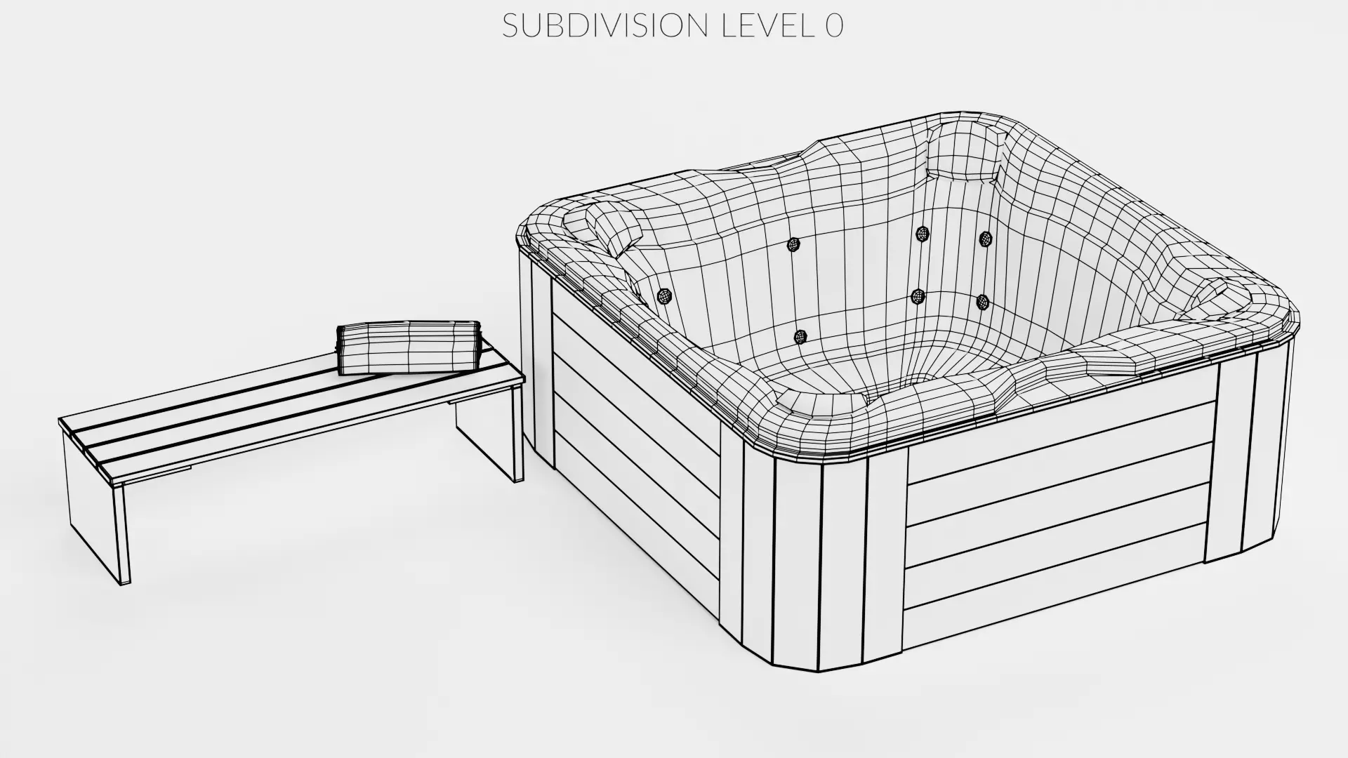 -Garden Setup V10- Low-poly 3D model_10