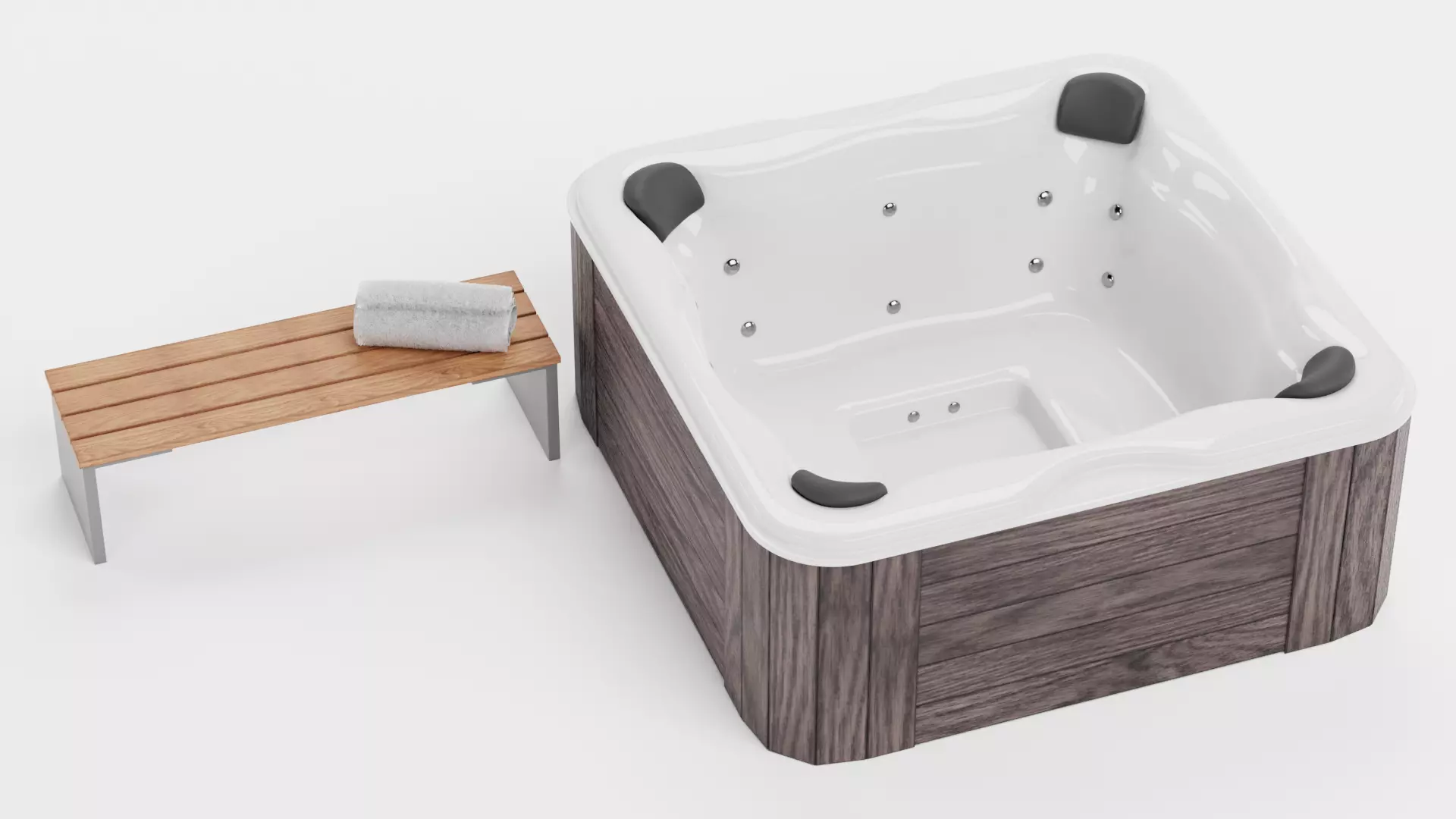 -Garden Setup V10- Low-poly 3D model_0