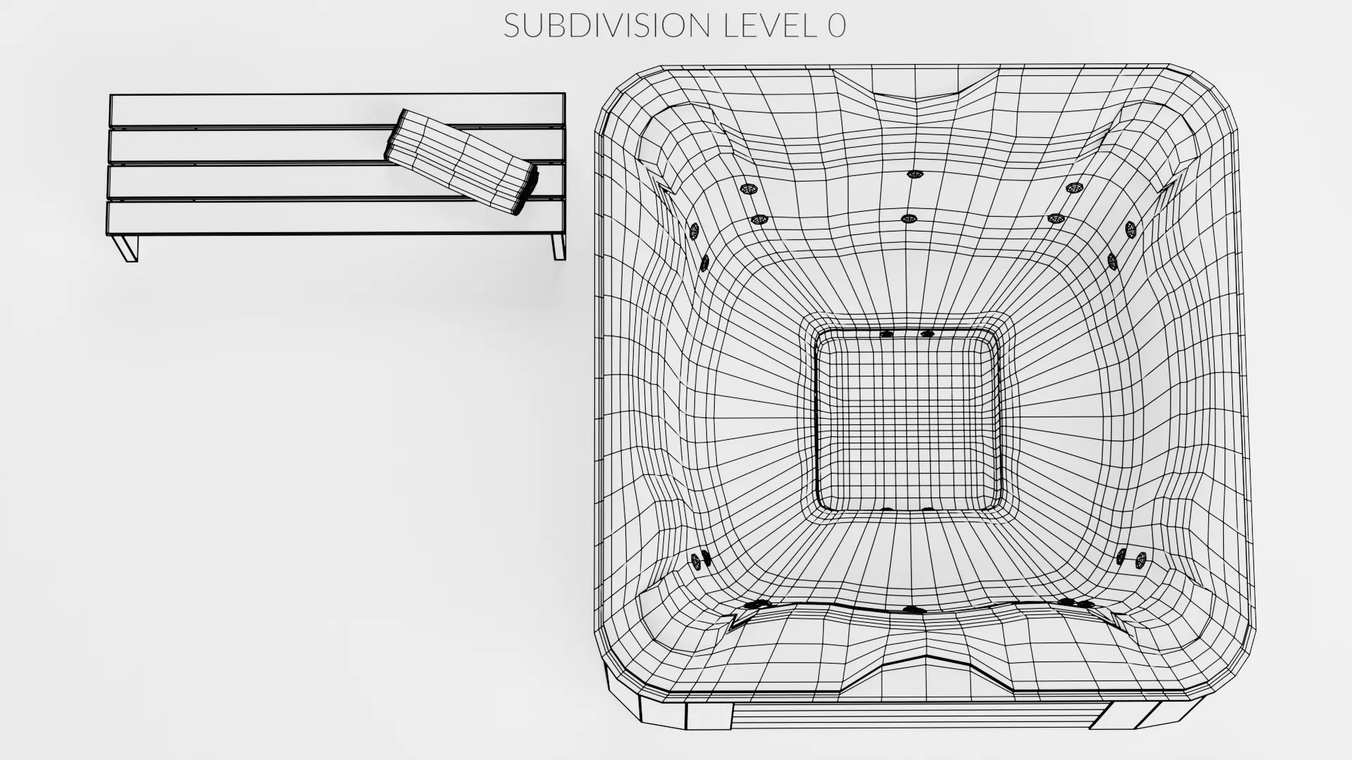 -Garden Setup V10- Low-poly 3D model_12