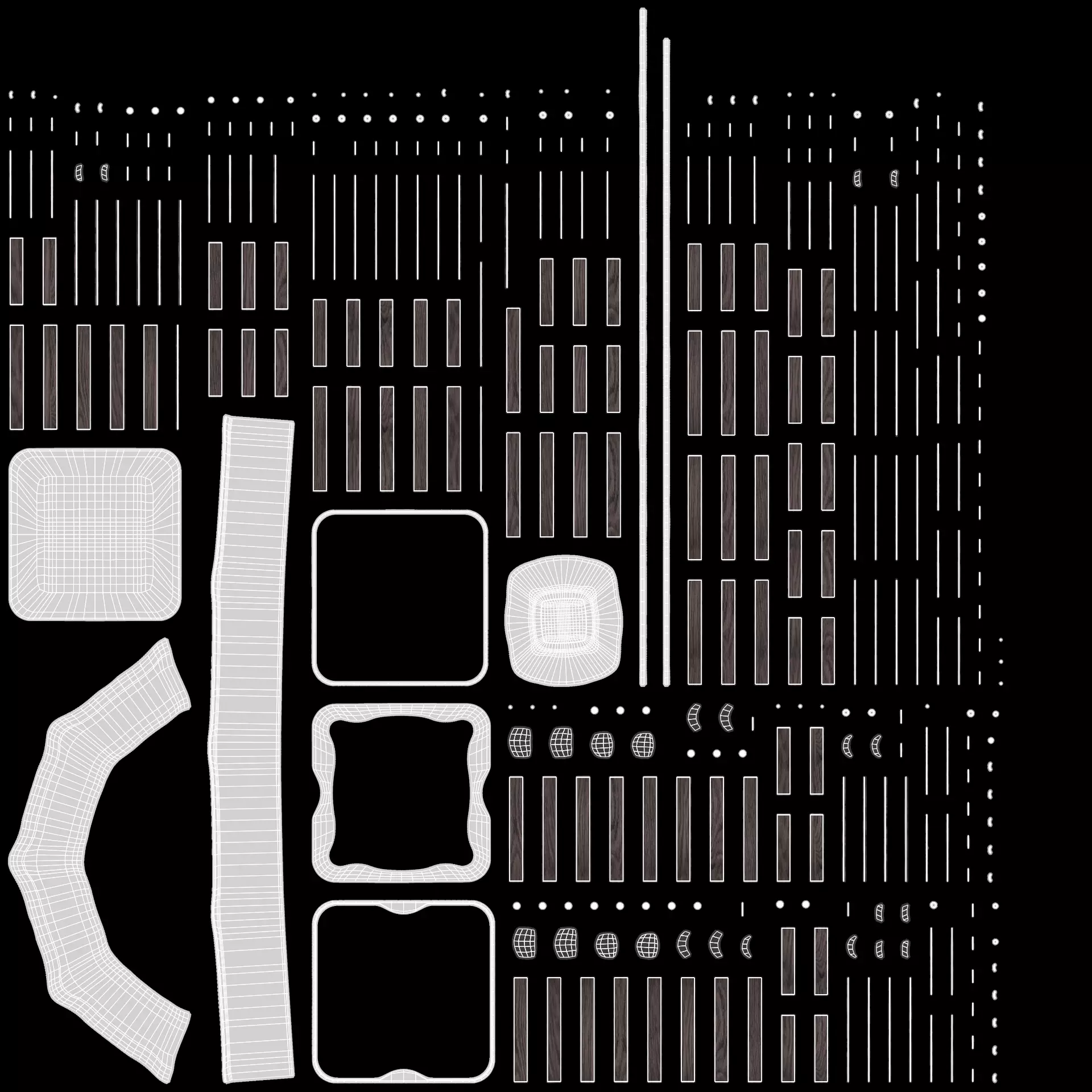 -Garden Setup V10- Low-poly 3D model_9