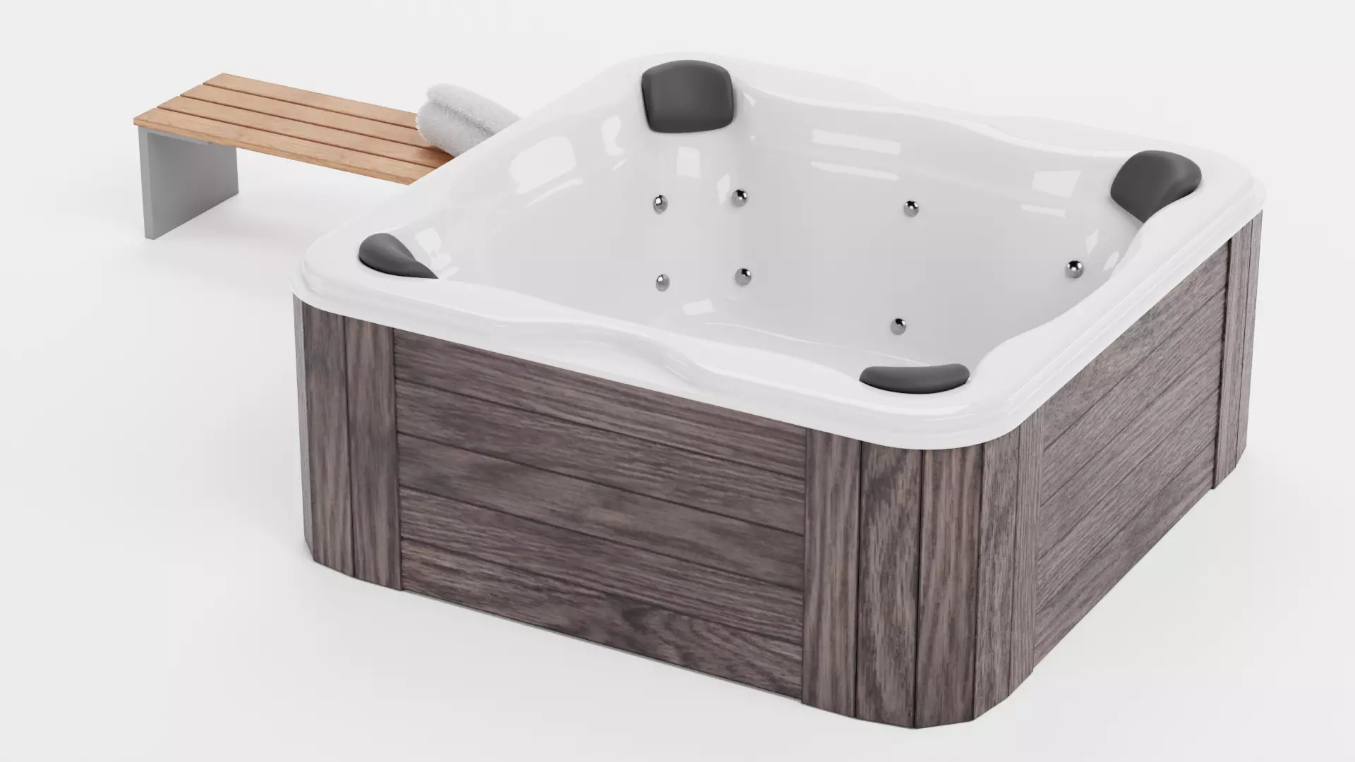 -Garden Setup V10- Low-poly 3D model_6