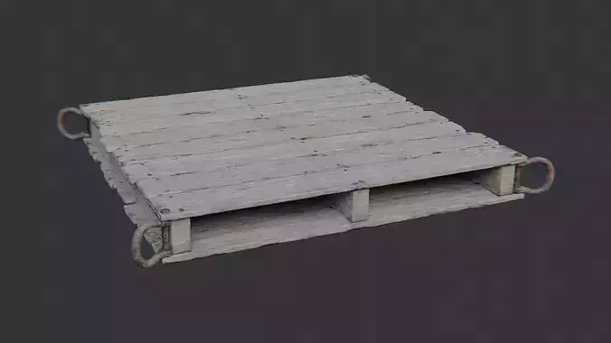 Dock Wooden Pallet Platform with Steel Handles