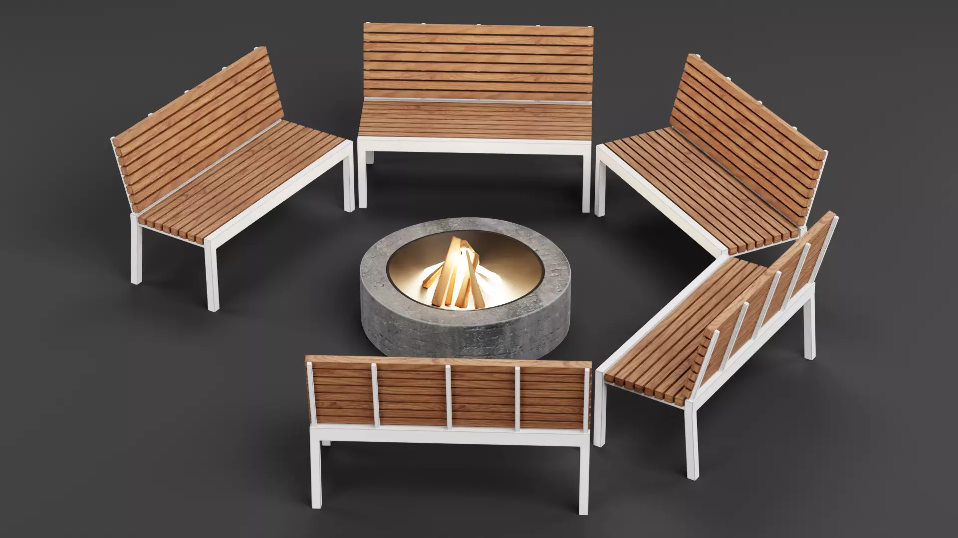 -Garden Setup v11- Low-poly 3D model_5