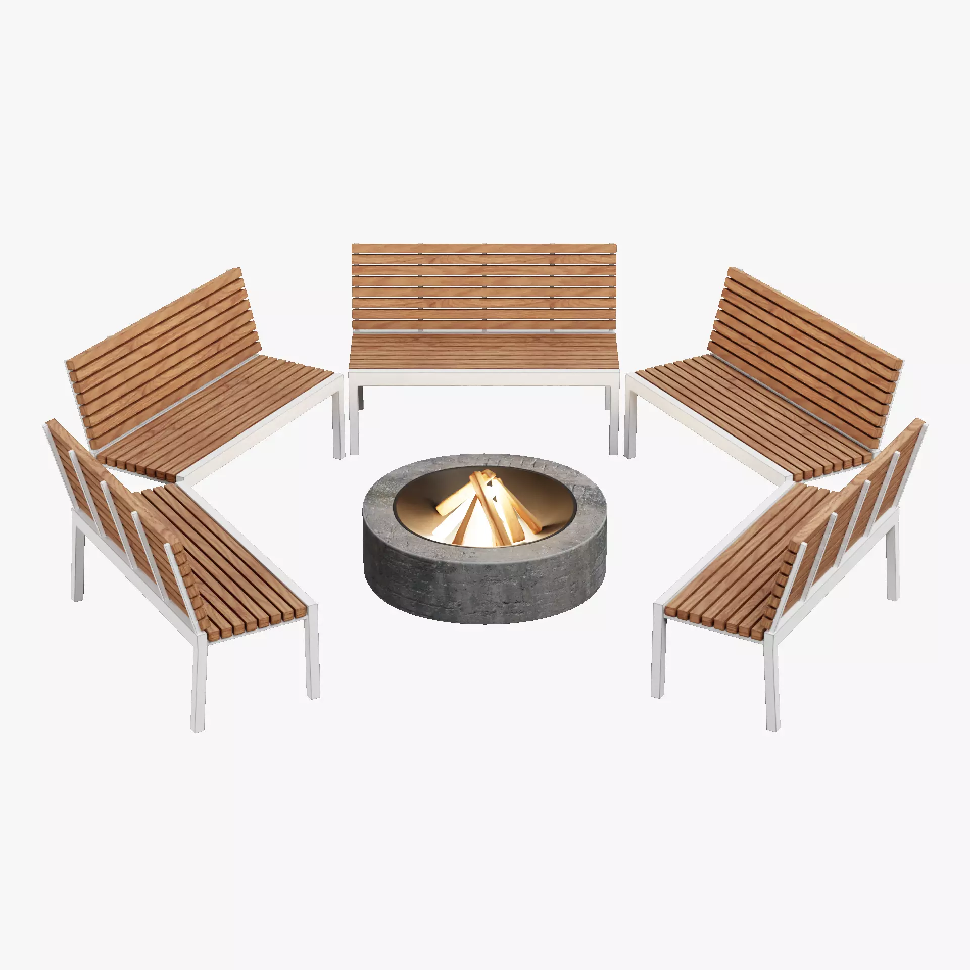 -Garden Setup v11- Low-poly 3D model_13