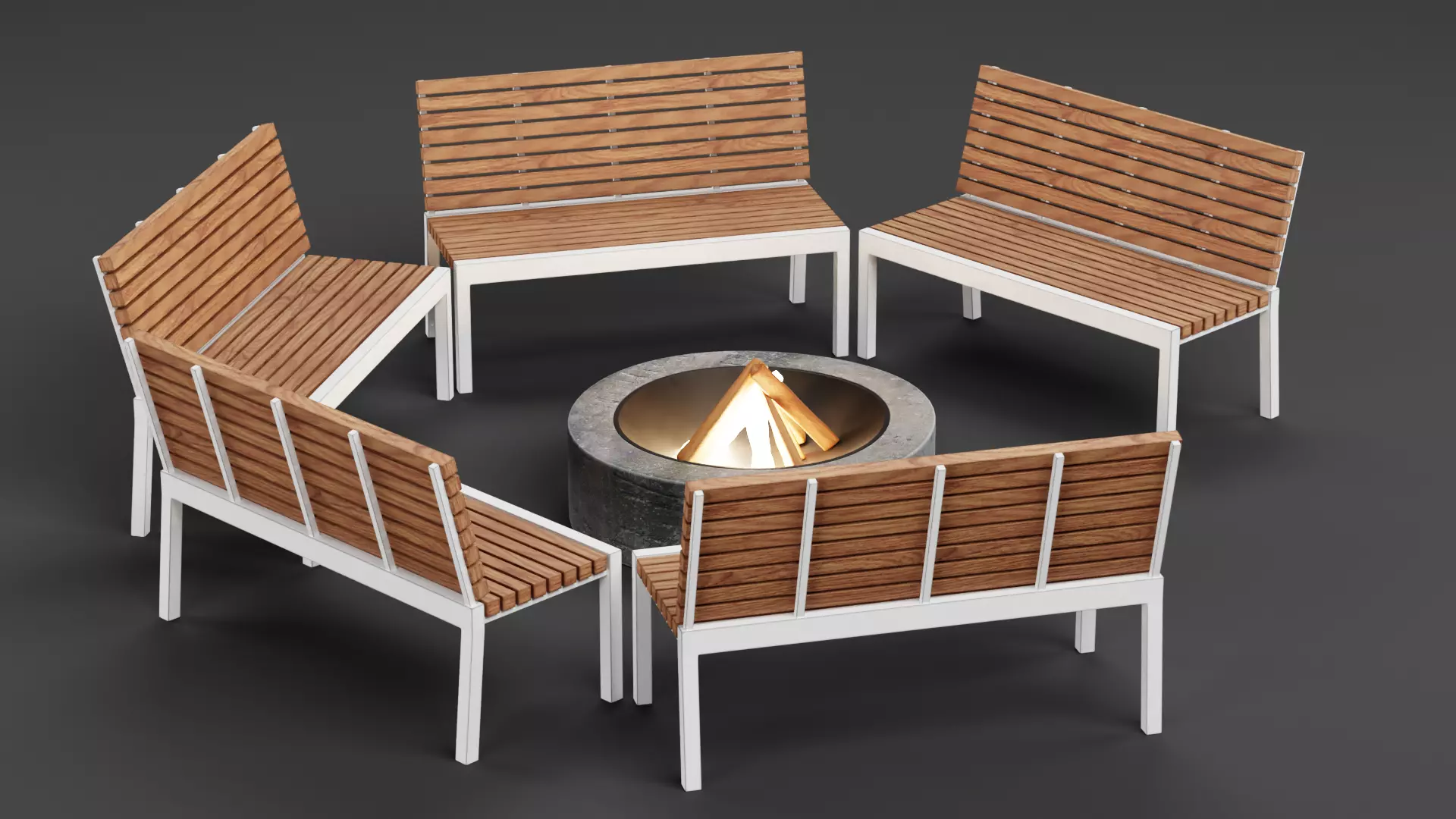 -Garden Setup v11- Low-poly 3D model_3