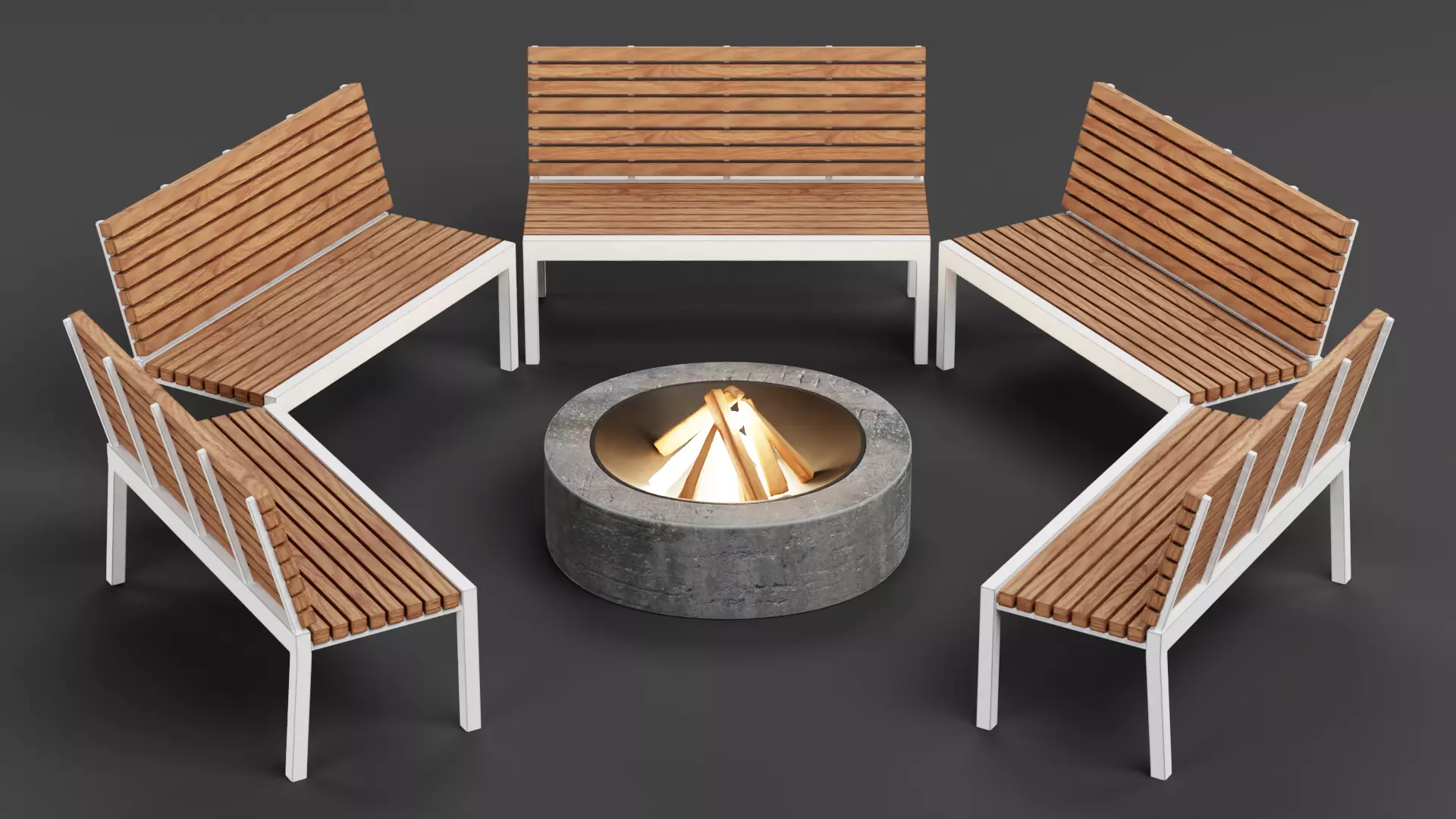 -Garden Setup v11- Low-poly 3D model_0