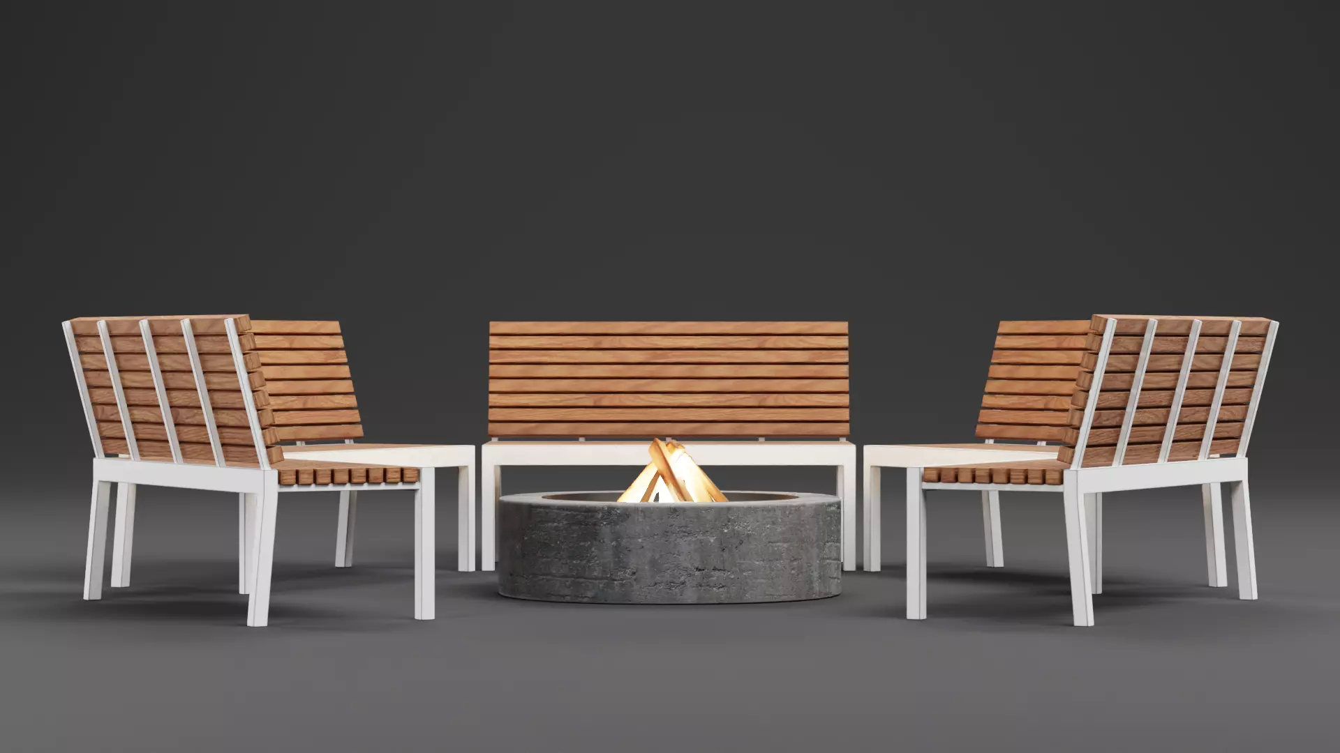 -Garden Setup v11- Low-poly 3D model_1