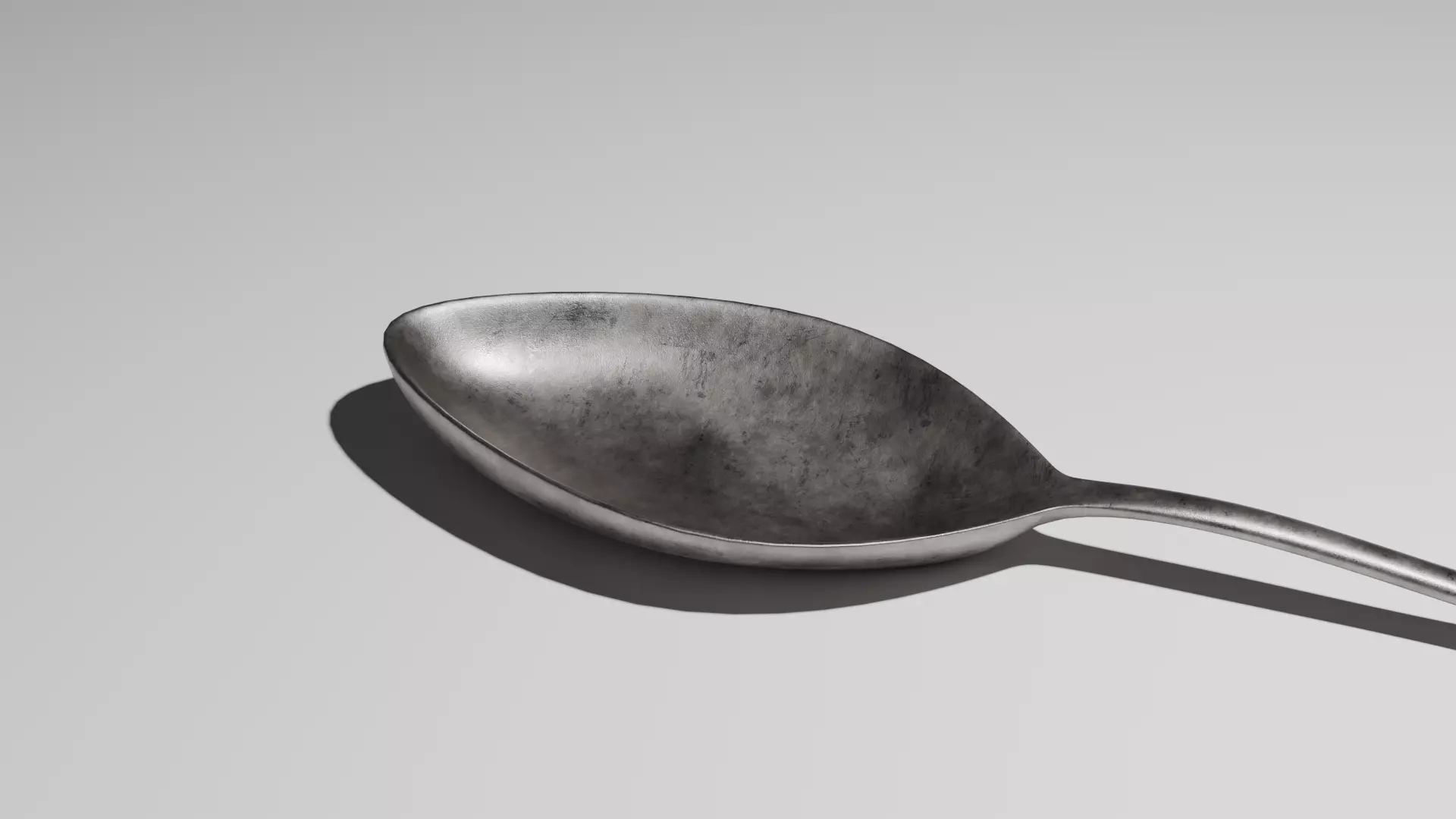 Cutlery Flatware Low-poly 3D model_2