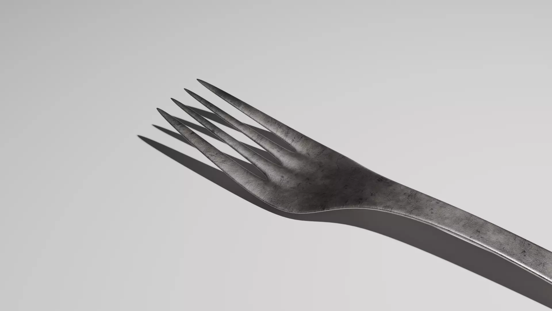 Cutlery Flatware Low-poly 3D model_3