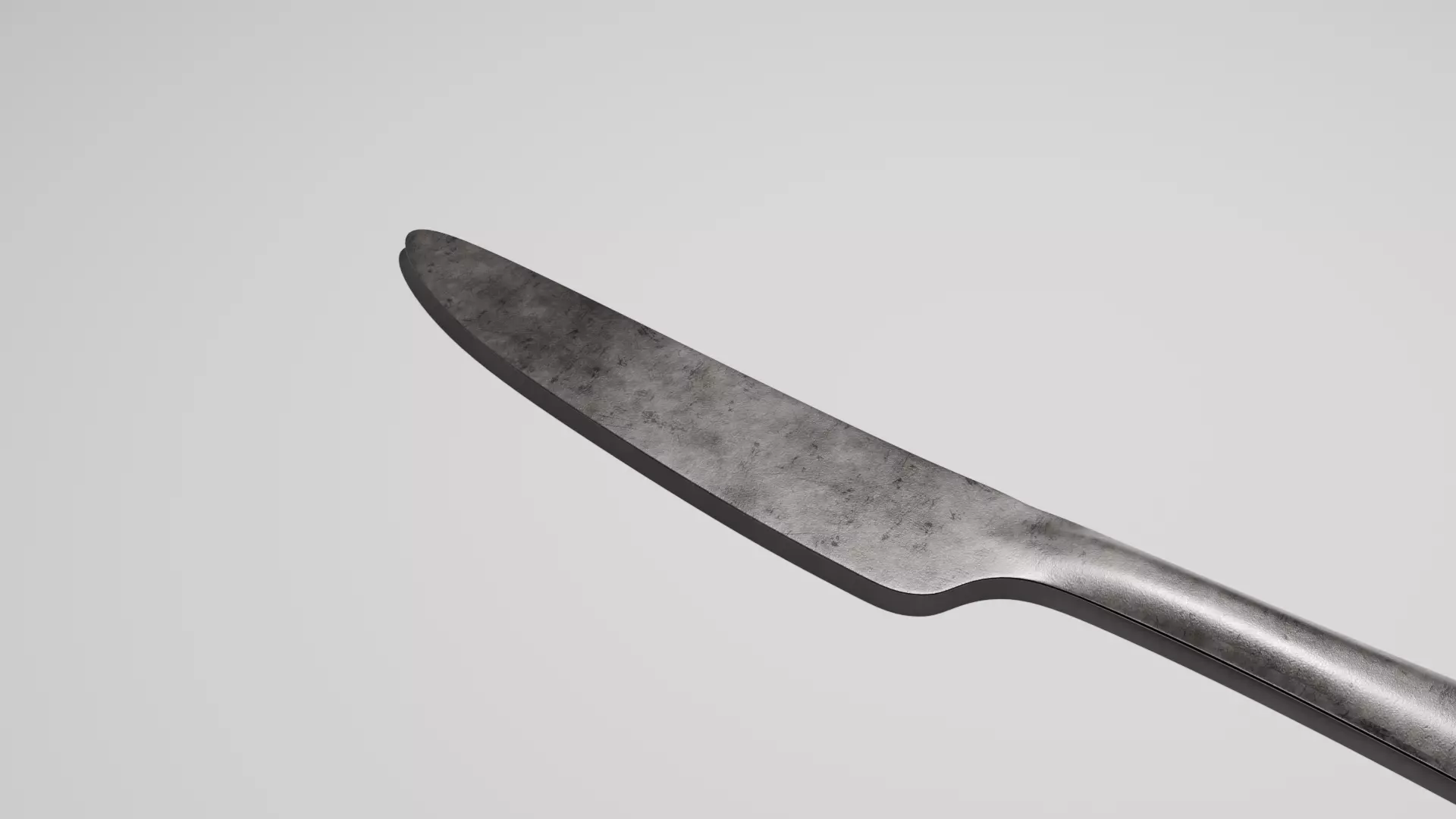 Cutlery Flatware Low-poly 3D model_4