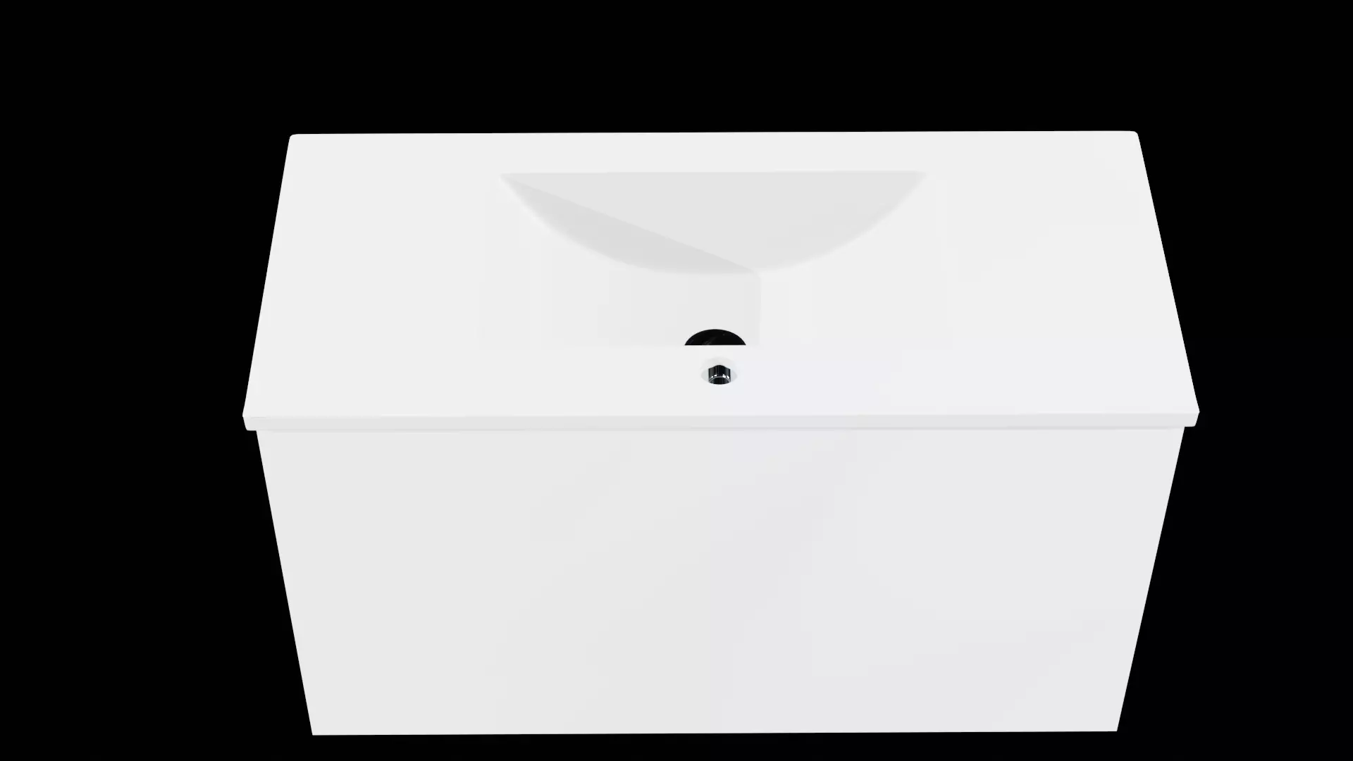 sink with cabinet Low-poly 3D model_6