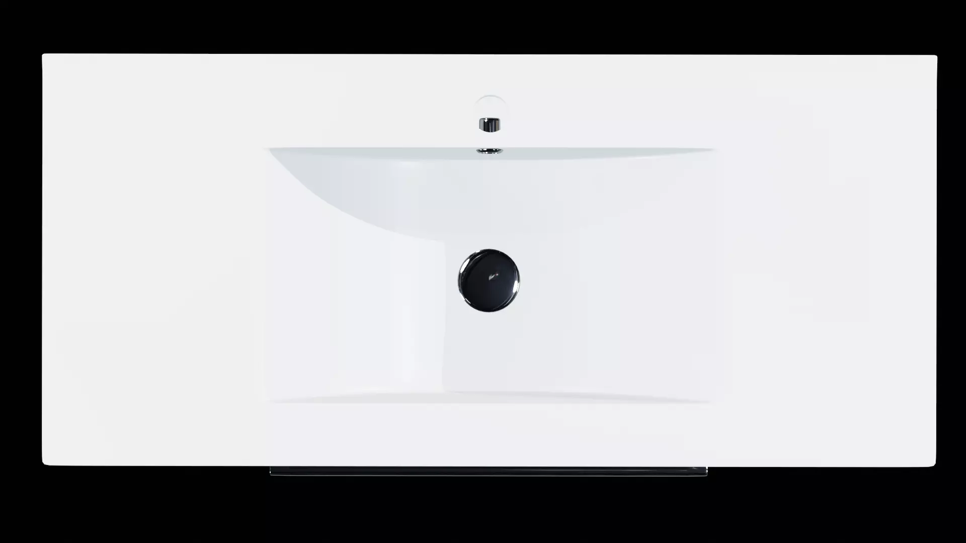 sink with cabinet Low-poly 3D model_7