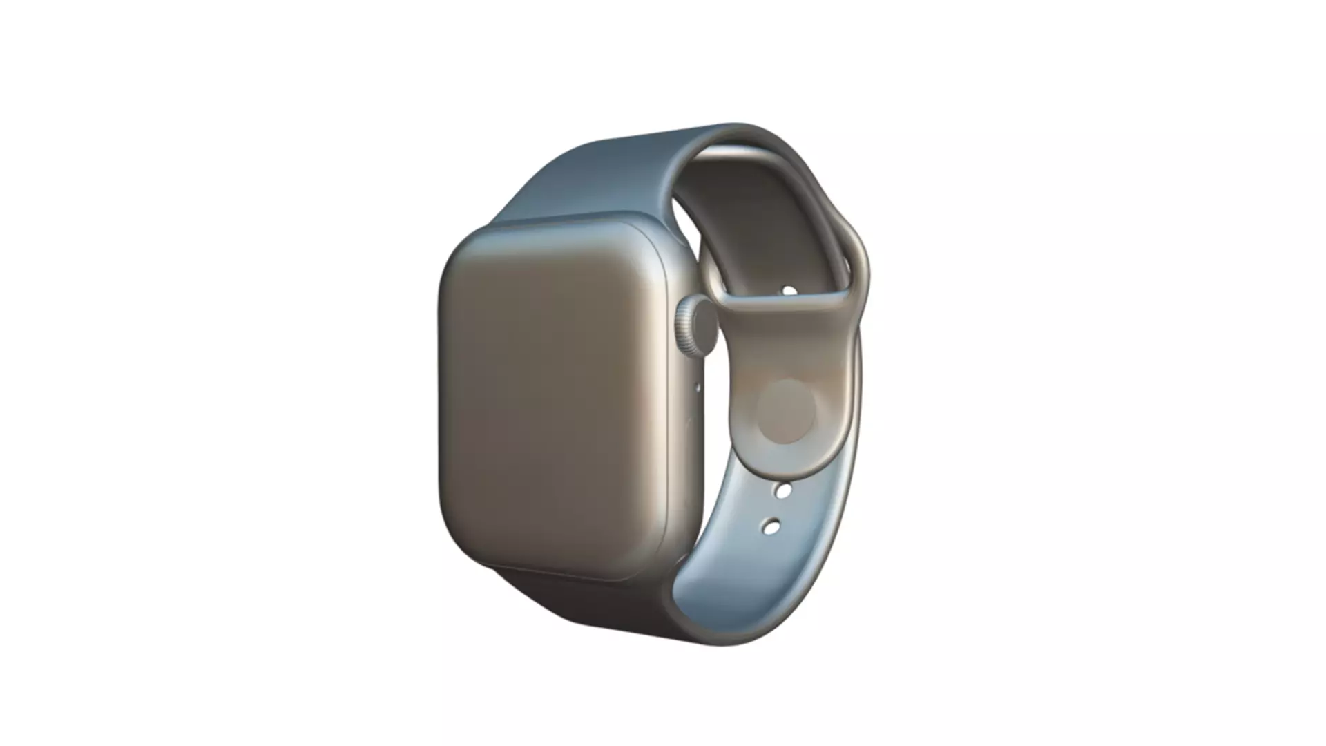 Apple Watch Series 11 Silver Aluminium 3D model_12