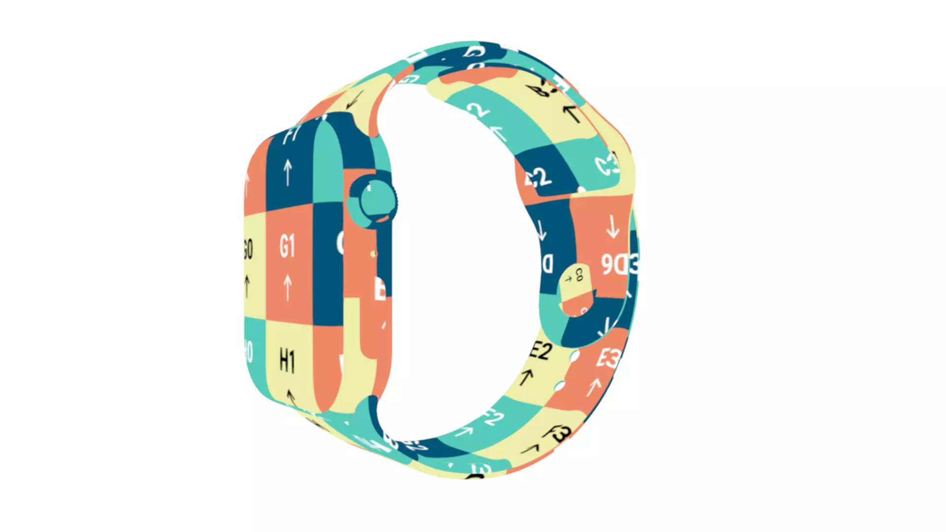 Apple Watch Series 11 Silver Aluminium 3D model_10