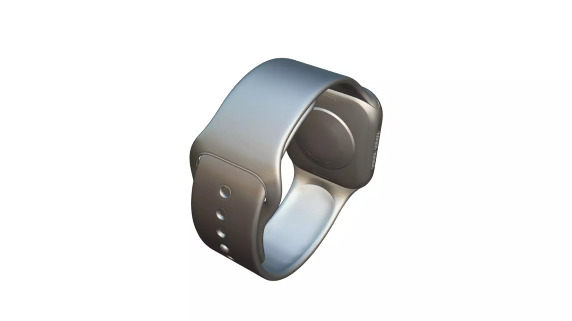 Apple Watch Series 11 Silver Aluminium 3D model_14