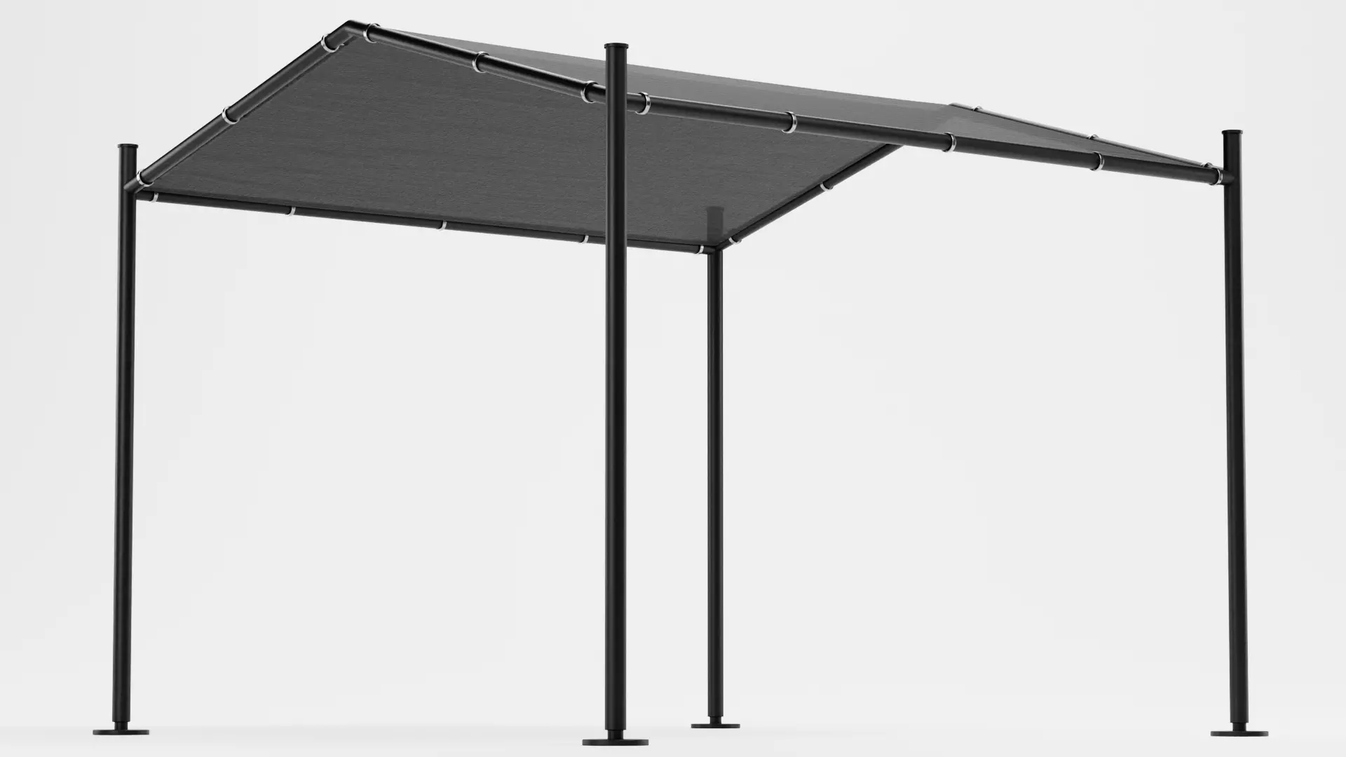 -Gazebo V1- Low-poly 3D model_3