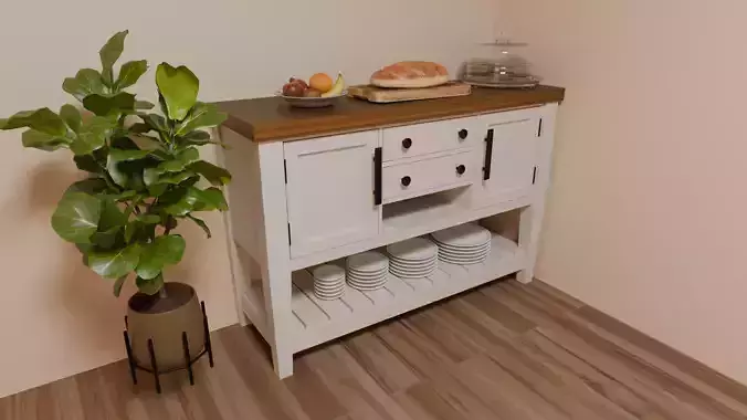 Rustic Farmhouse Sideboard