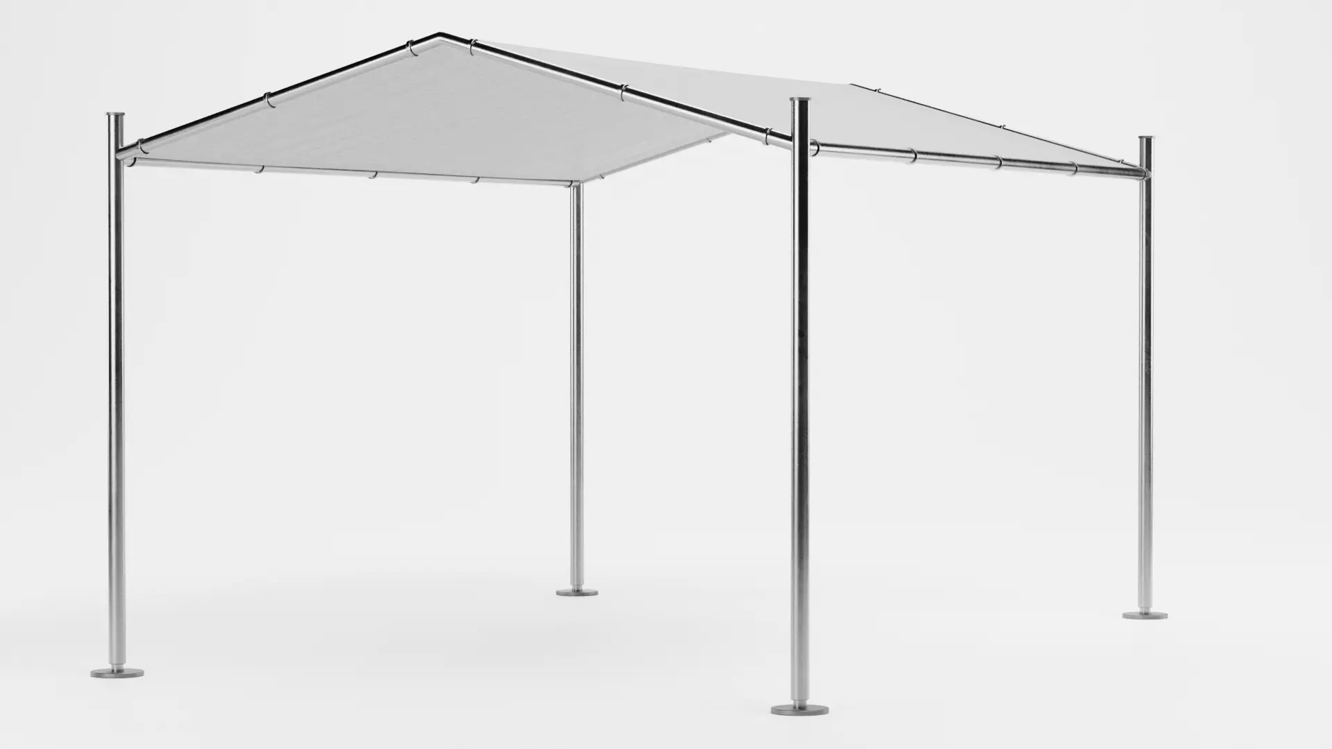 -Gazebo V2- Low-poly 3D model_2
