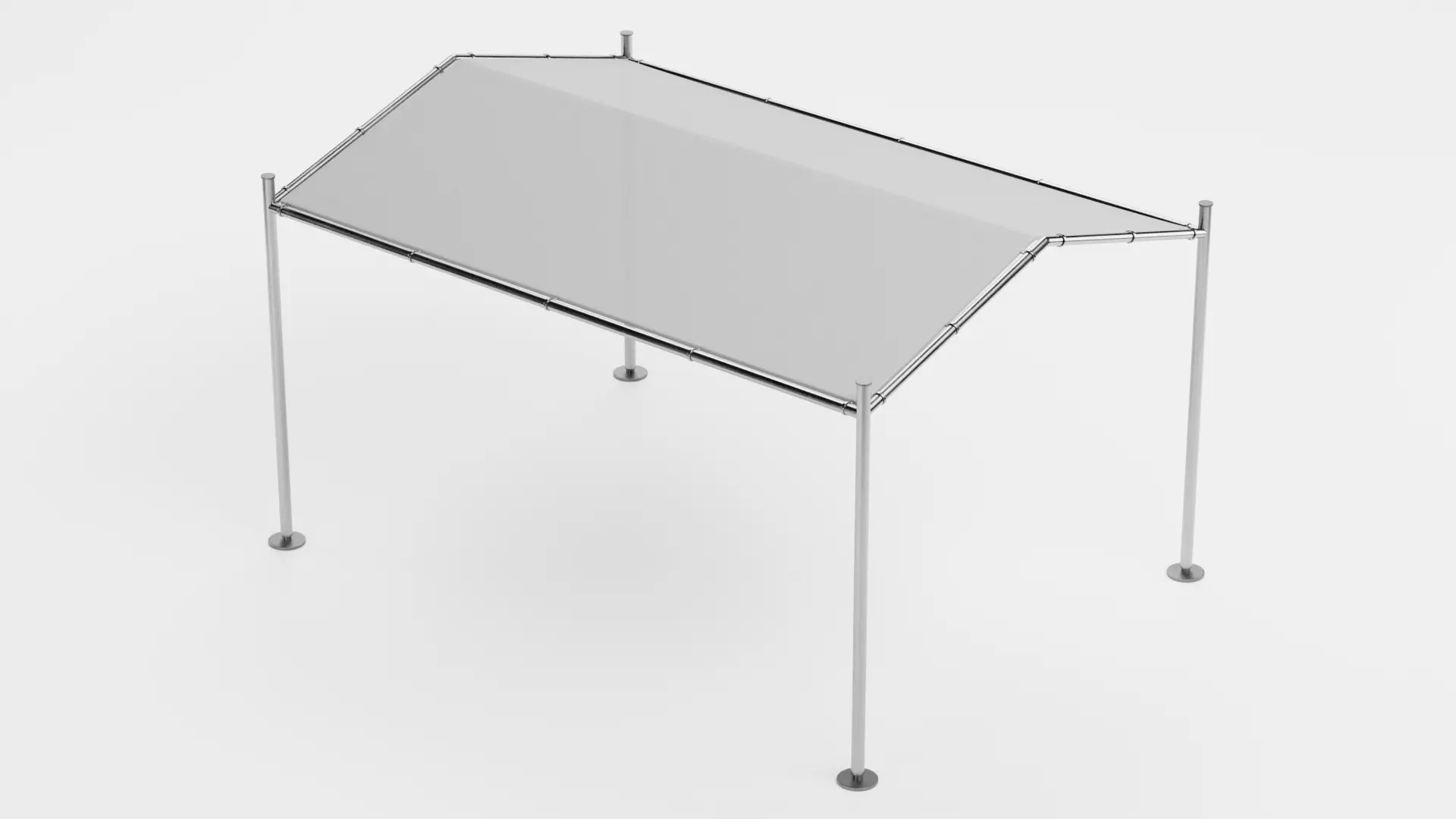 -Gazebo V2- Low-poly 3D model_4