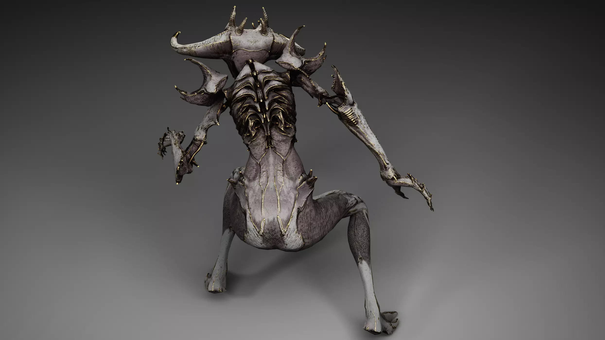 Alien 4 Remake Low-poly 3D model_11