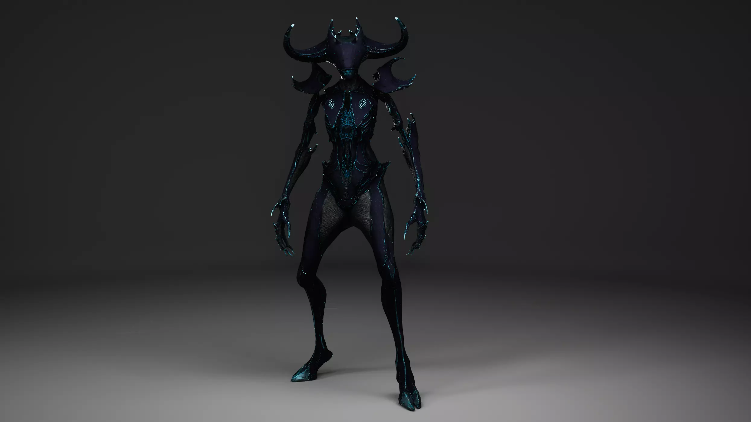 Alien 4 Remake Low-poly 3D model_9