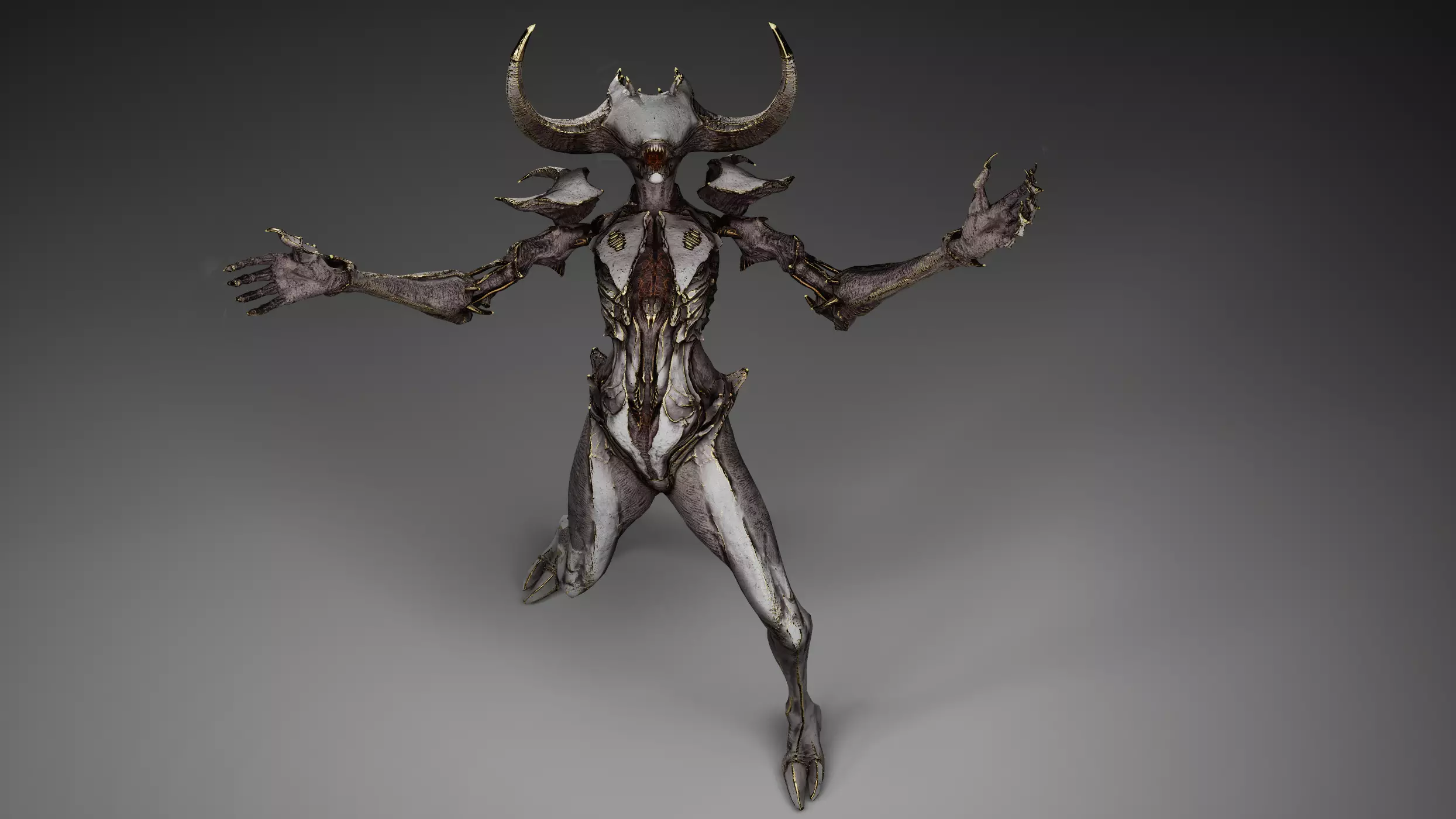 Alien 4 Remake Low-poly 3D model_10