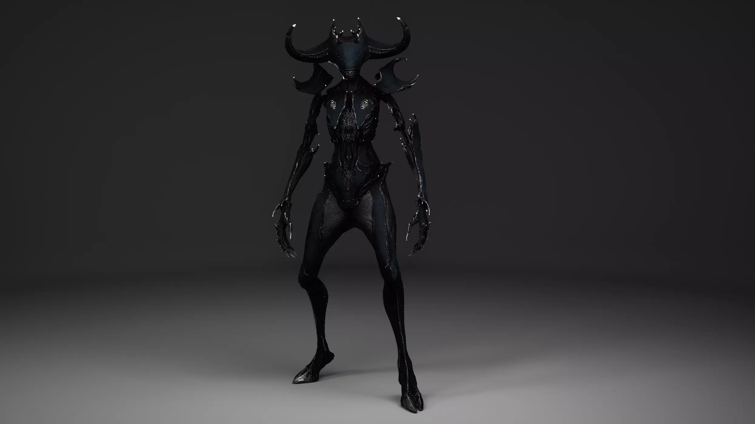 Alien 4 Remake Low-poly 3D model_8