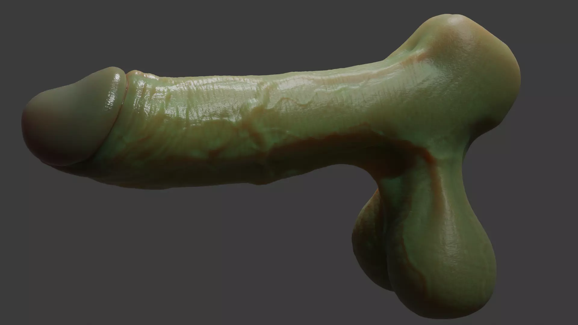 Fantasy Spooky Orc Penis Rigged Low-poly 3D model_12