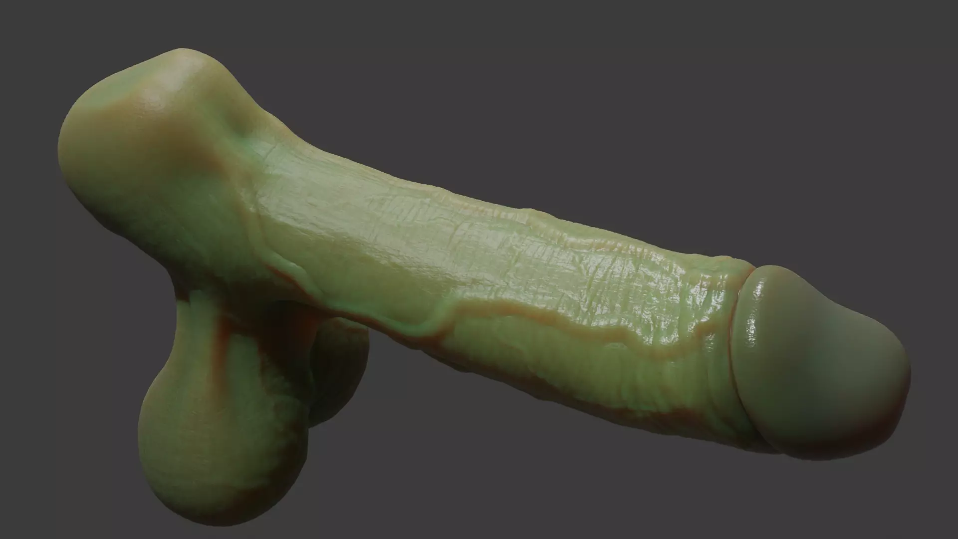 Fantasy Spooky Orc Penis Rigged Low-poly 3D model_11