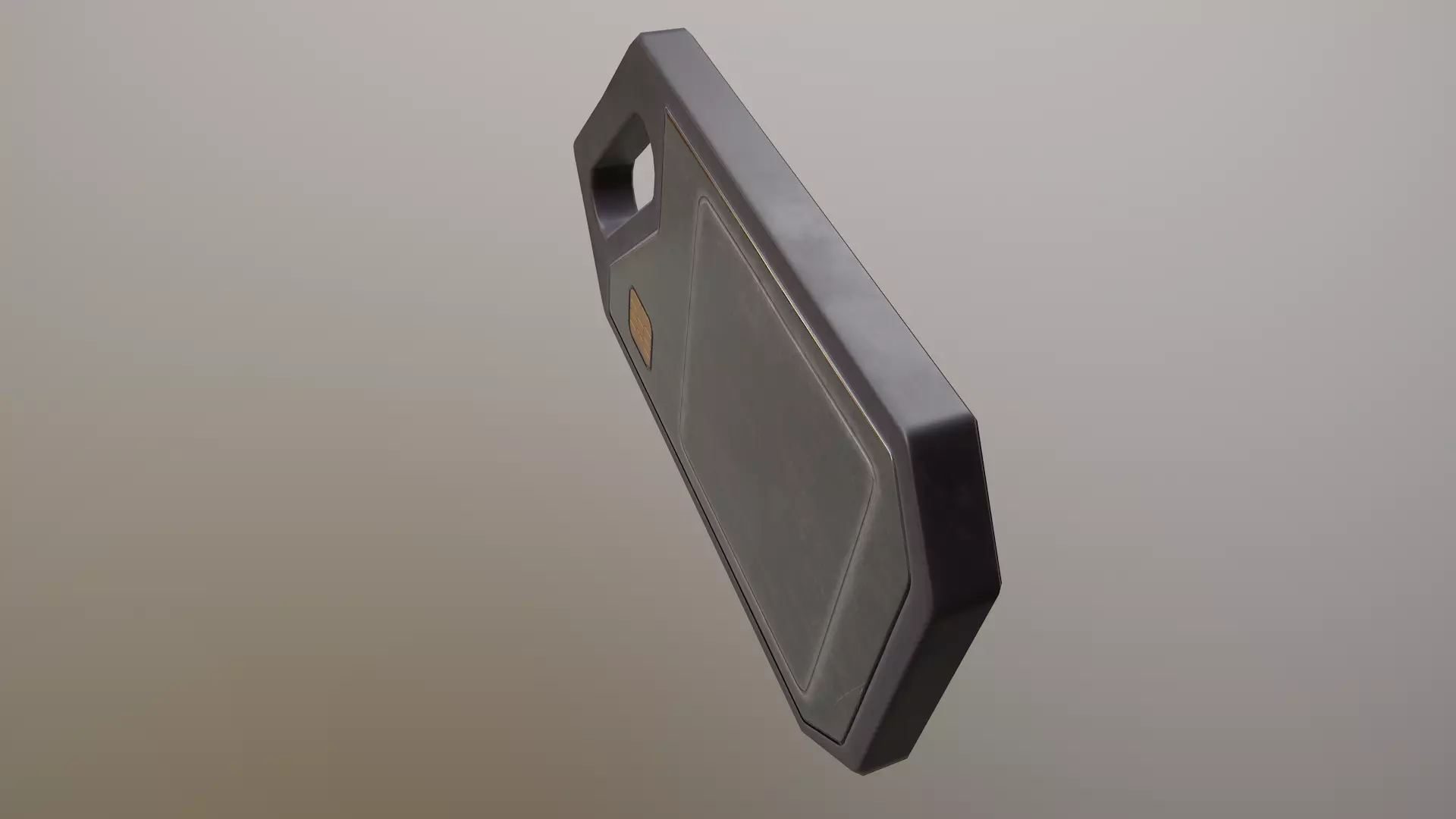 Sci-fi Tag Low-poly 3D model_5