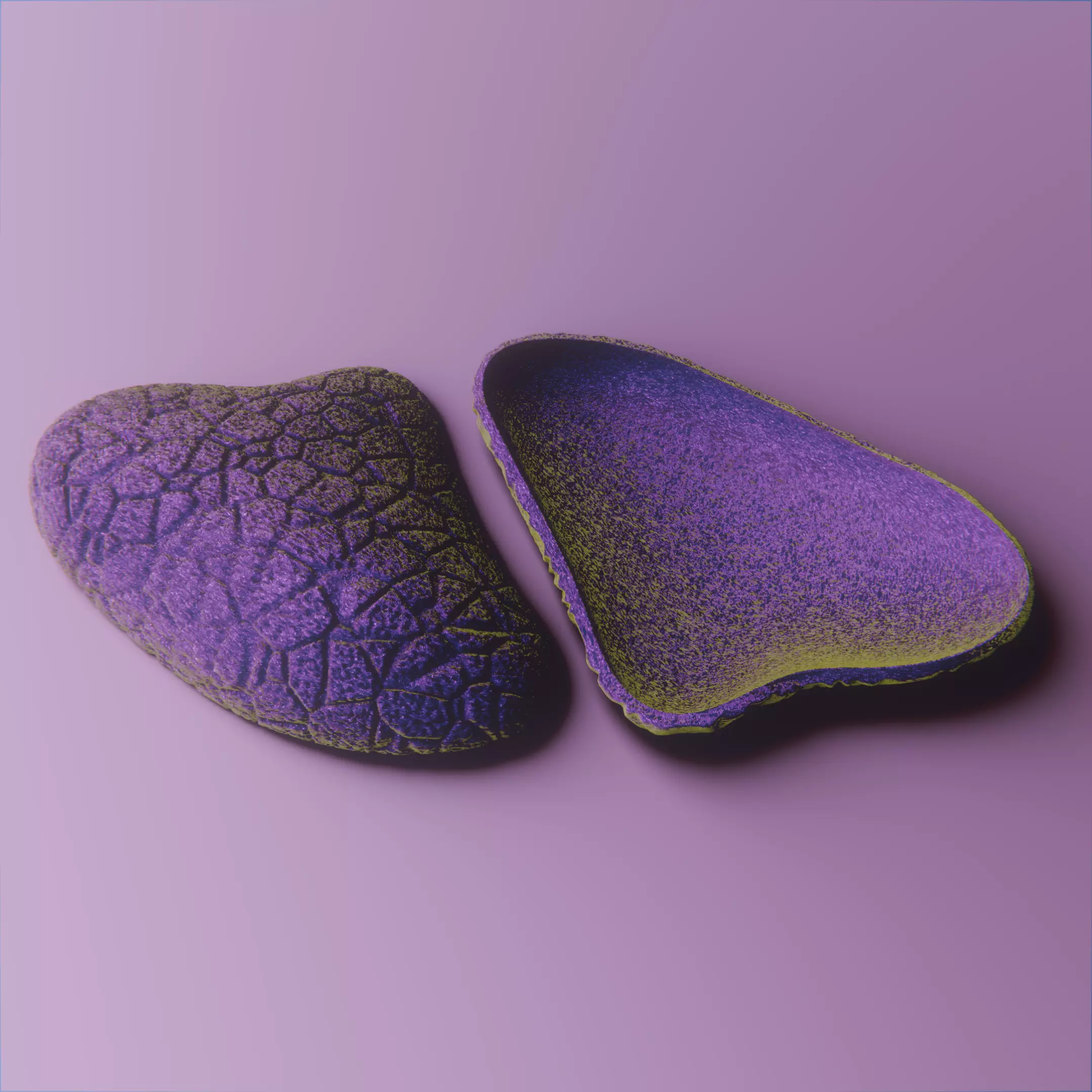 Realistic Decorative Oyster Shell vol 10 3D print model_3