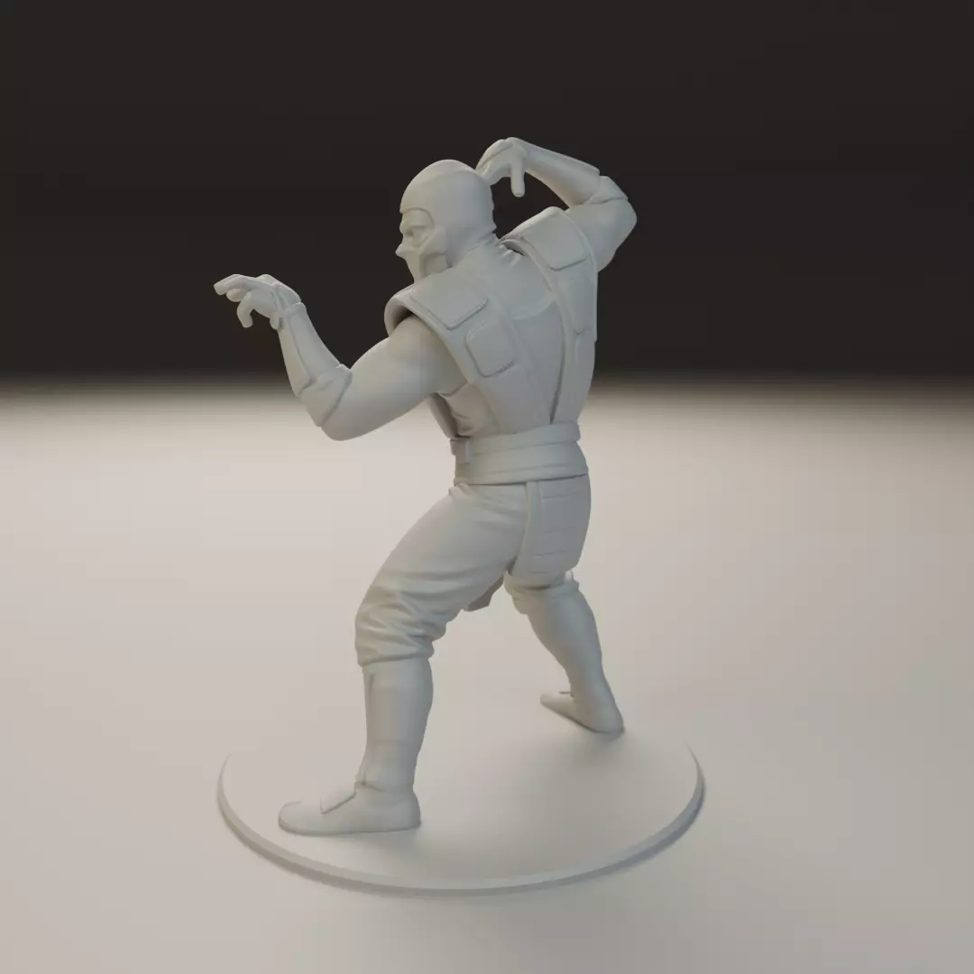 Ermac MK3 3D print model_7