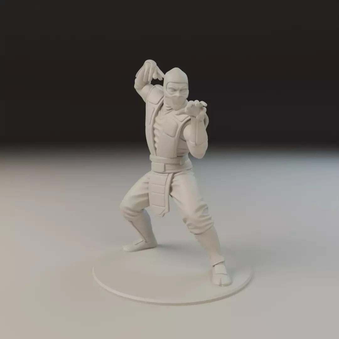 Ermac MK3 3D print model_9
