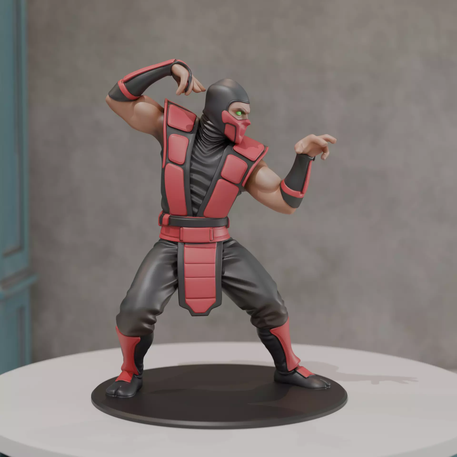 Ermac MK3 3D print model_0