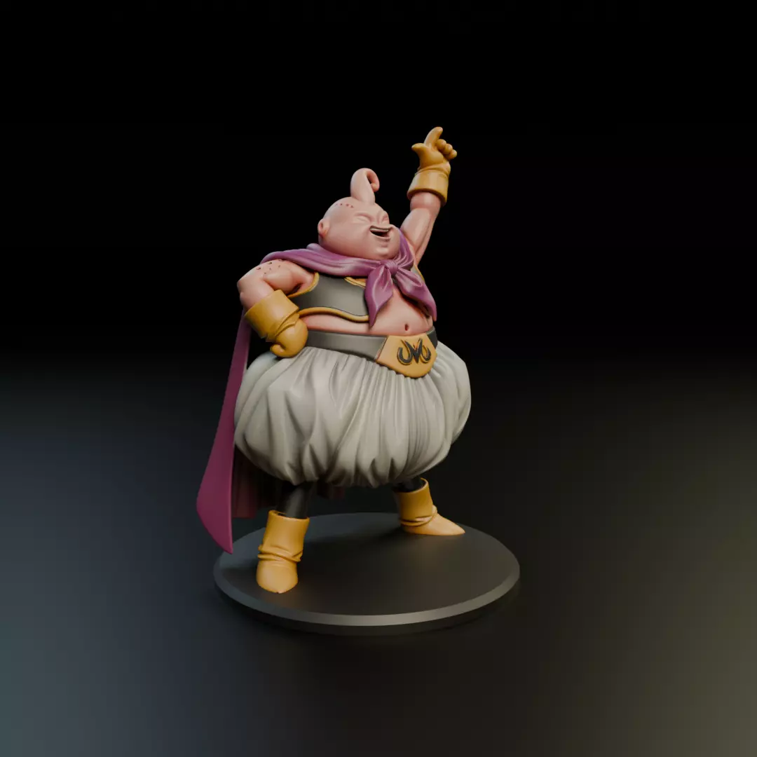 fat majin boo 3D print model_12