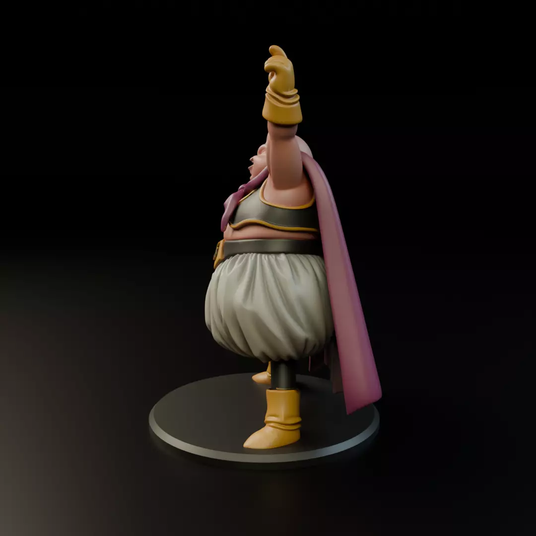 fat majin boo 3D print model_4
