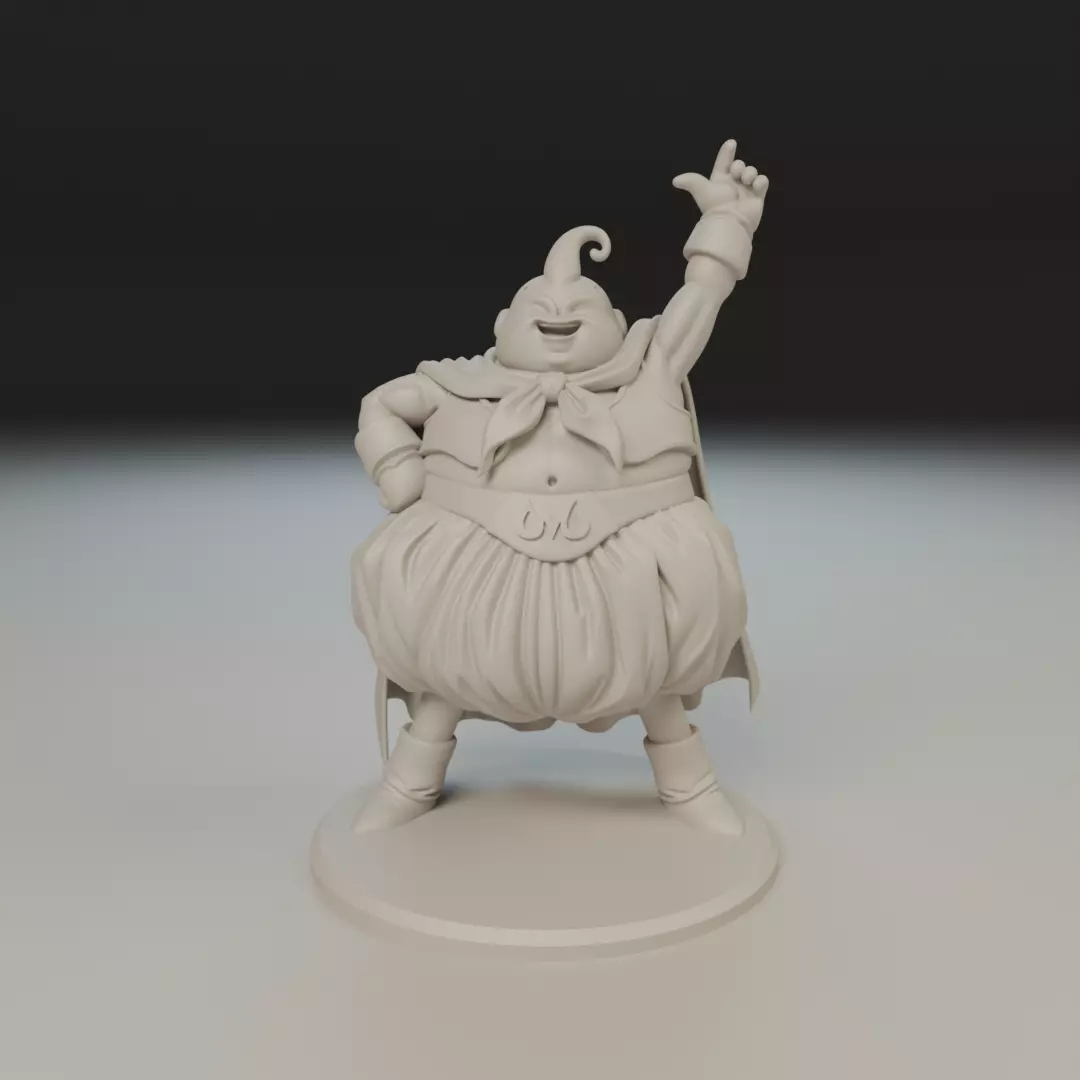 fat majin boo 3D print model_15