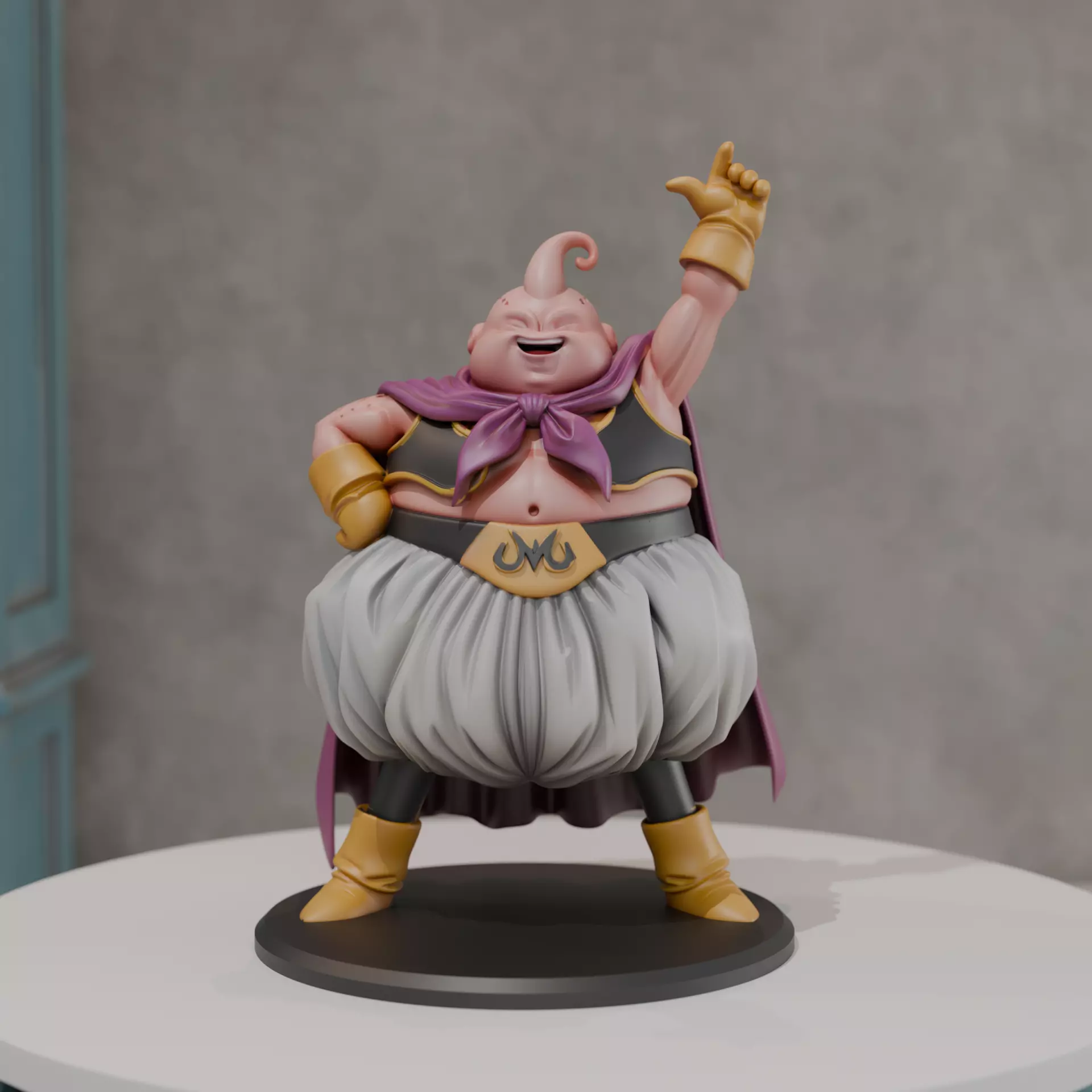 fat majin boo 3D print model_0