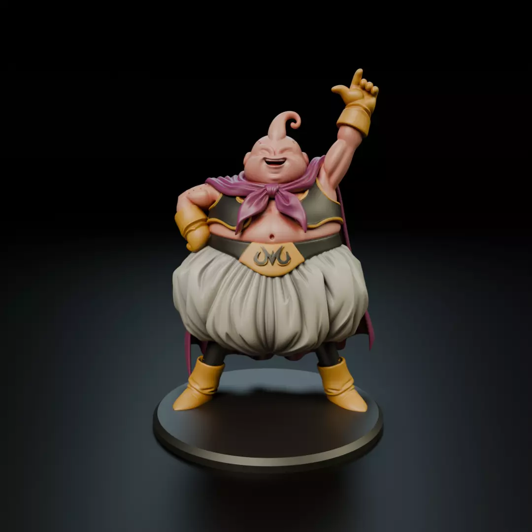 fat majin boo 3D print model_16