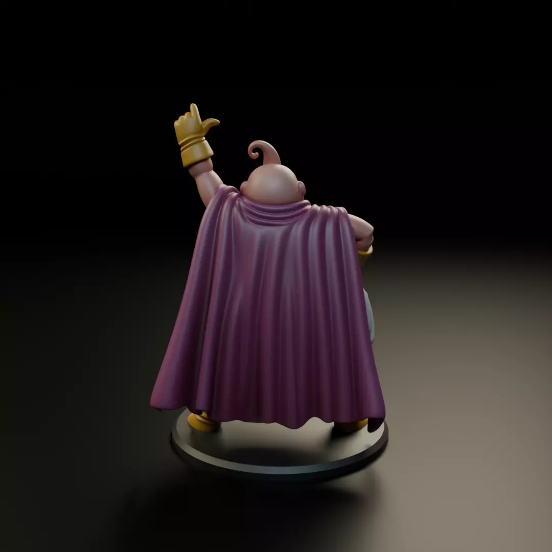 fat majin boo 3D print model_6