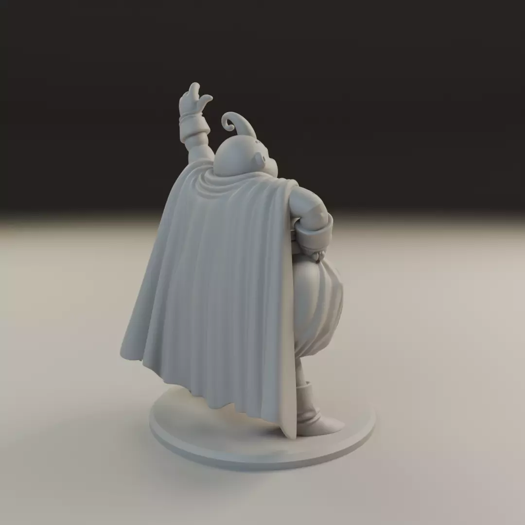 fat majin boo 3D print model_13