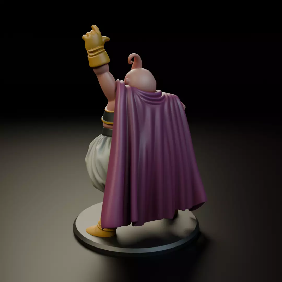 fat majin boo 3D print model_8