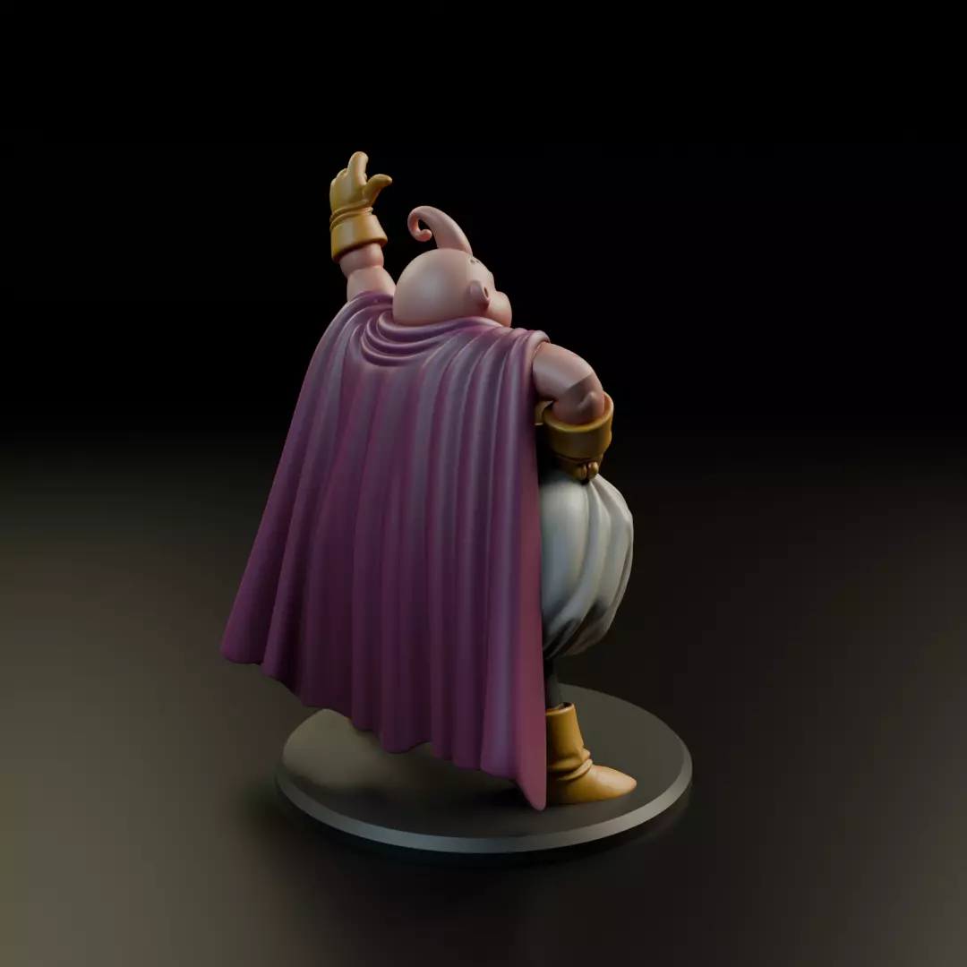 fat majin boo 3D print model_14
