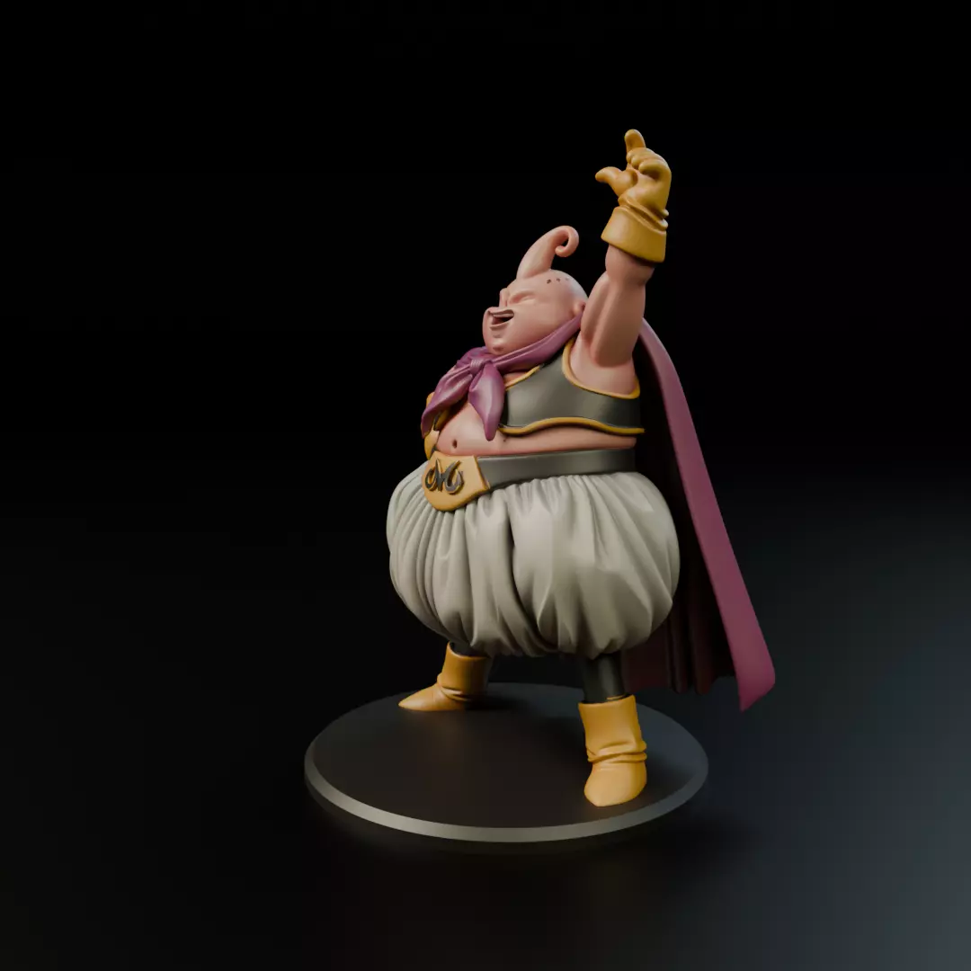 fat majin boo 3D print model_10