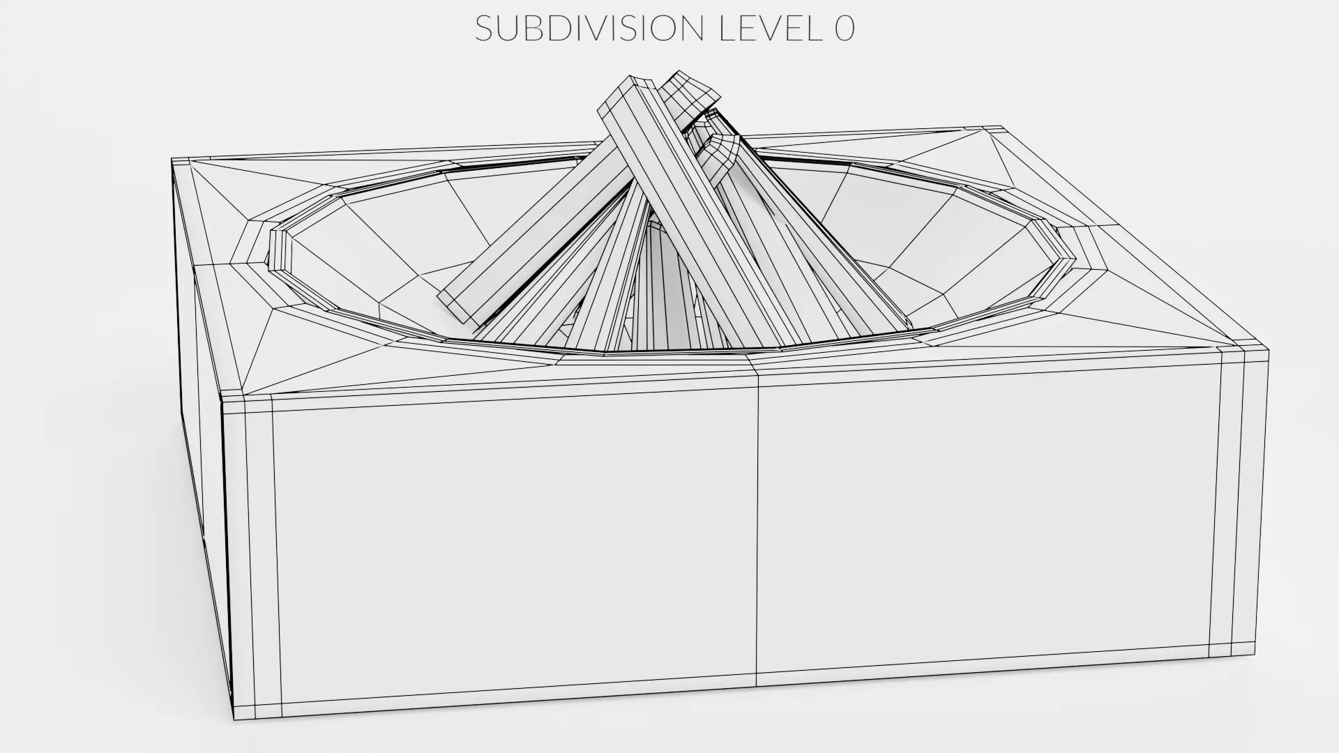 -Fire Pit V2- Low-poly 3D model_7
