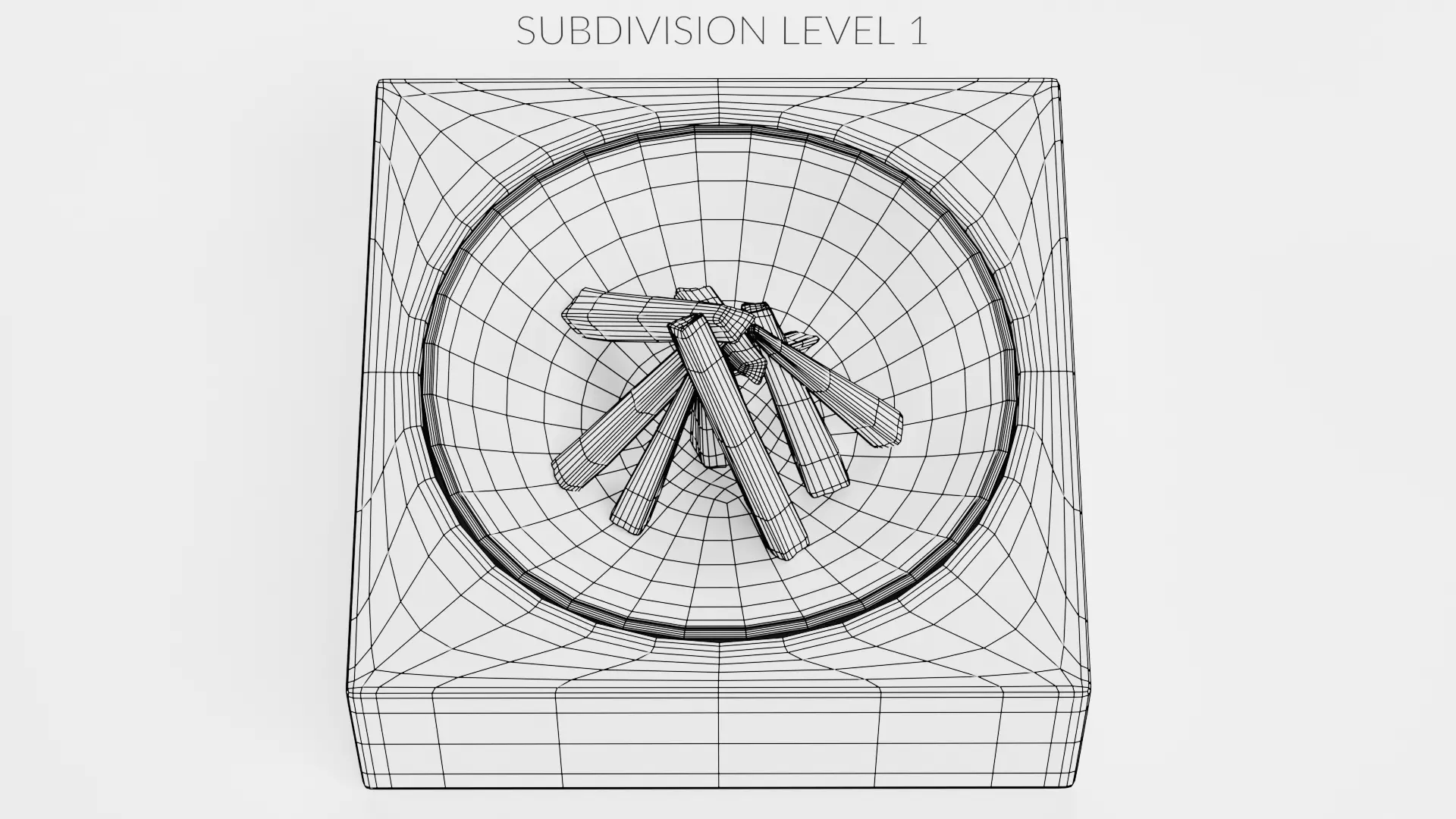 -Fire Pit V2- Low-poly 3D model_10